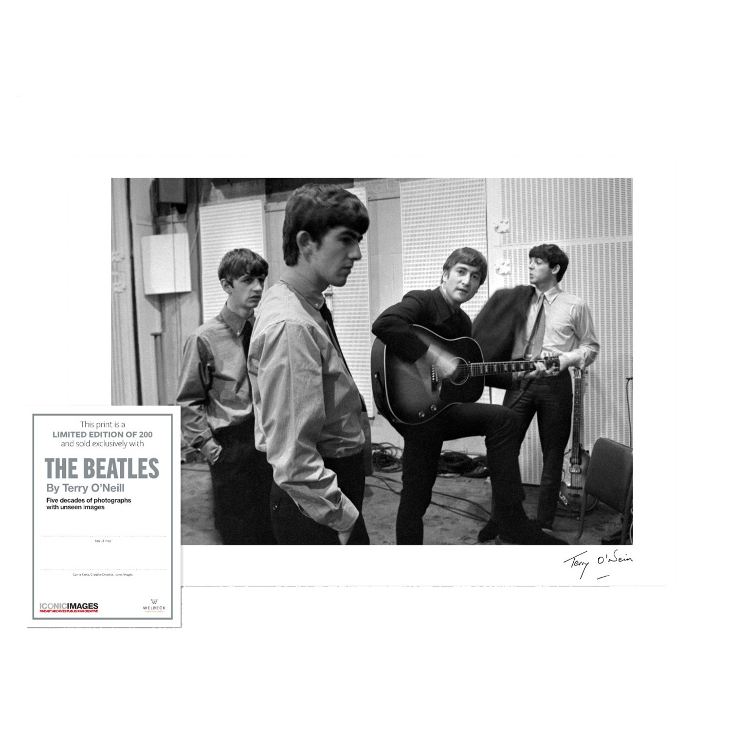 The Beatles by Terry O'Neill - Five Decades of Photographs: Deluxe Edition Hardback Book