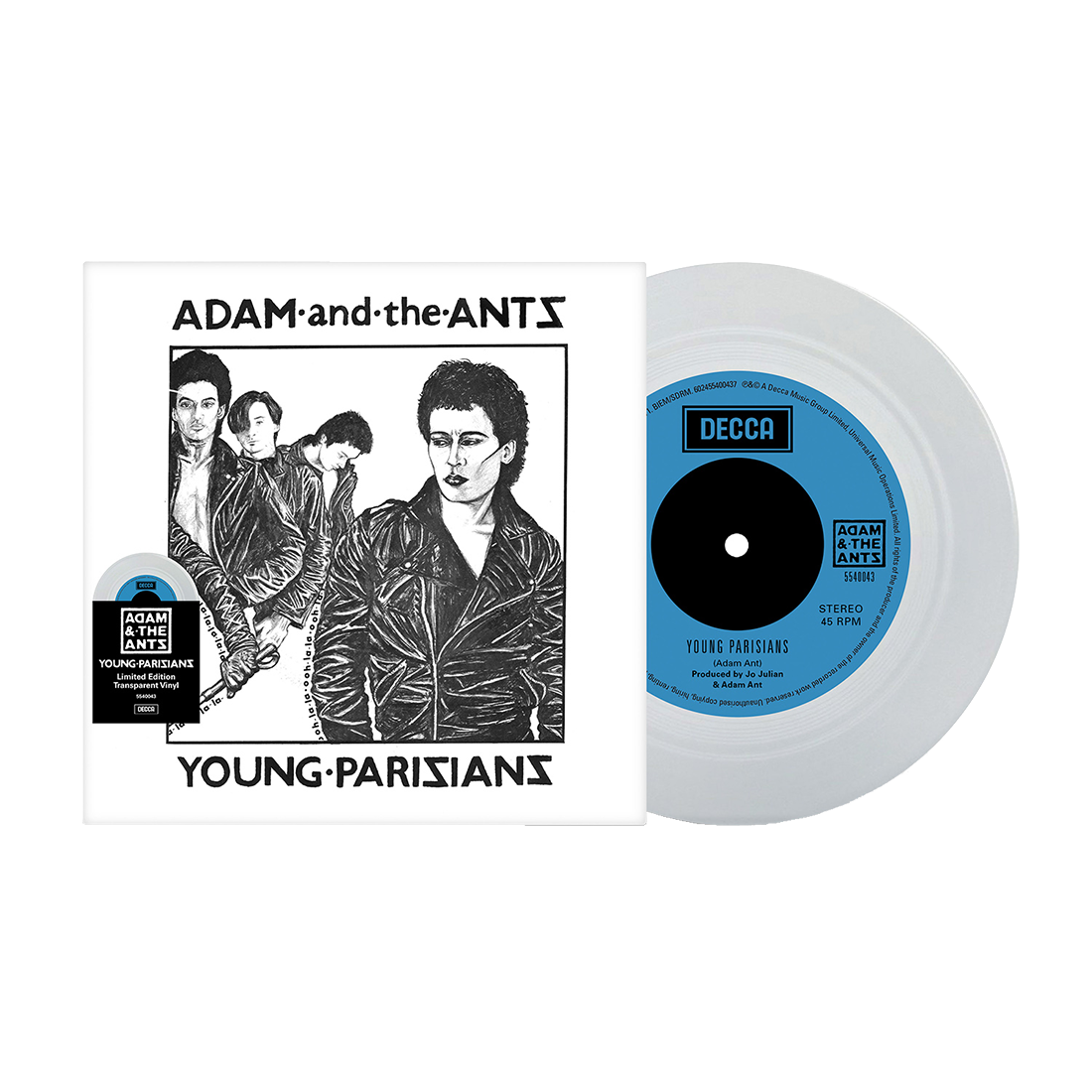 Young Parisians/Lady: Limited Vinyl 7" Single