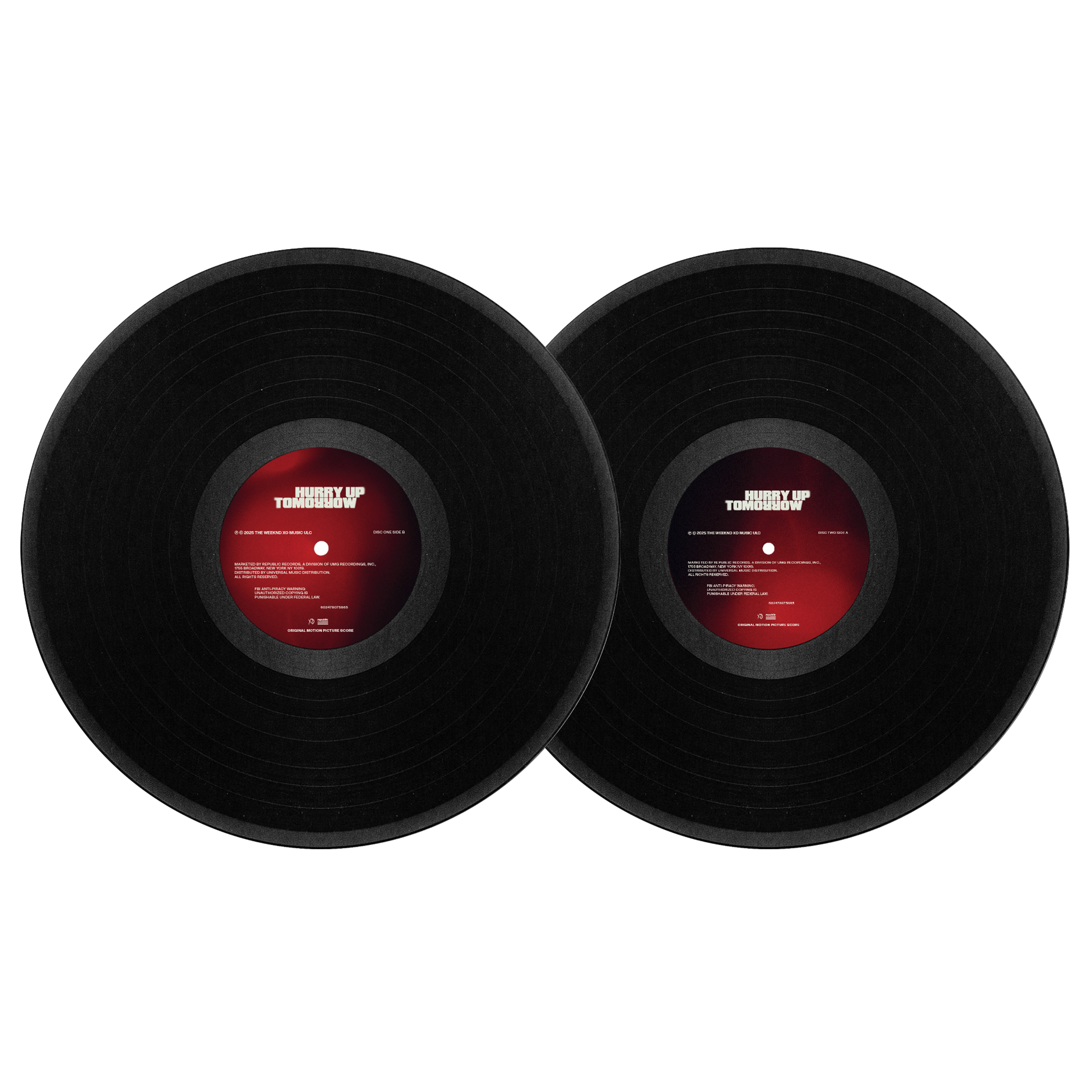 HURRY UP TOMORROW (Original Motion Picture Score) 2LP