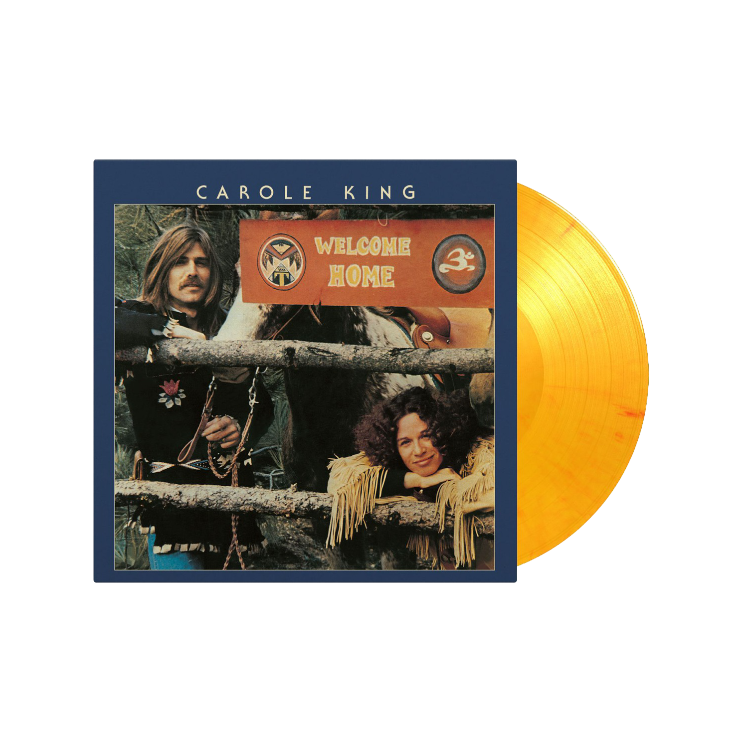 Welcome Home: Flaming Colour Vinyl LP