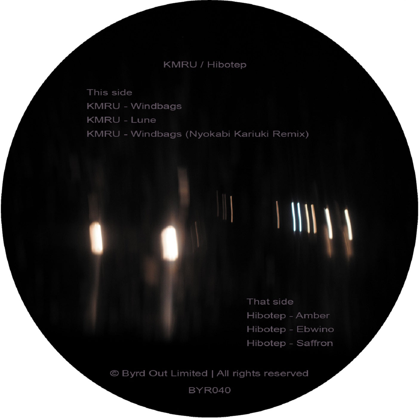 Kmru / Hibotep: 12" Vinyl