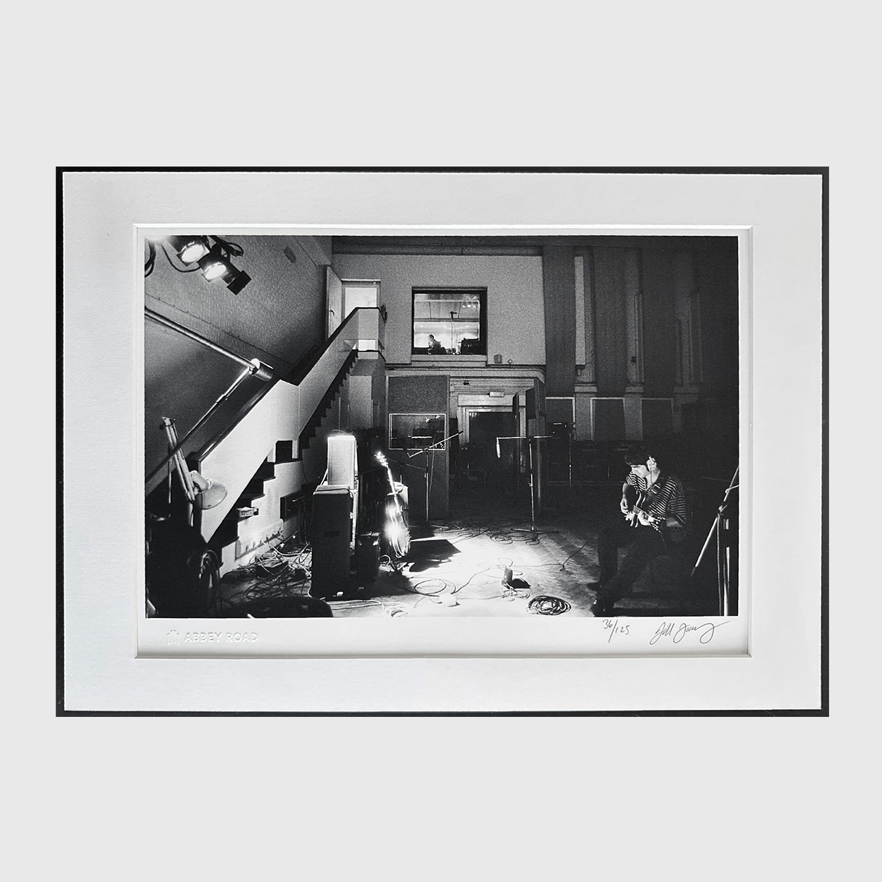 Oasis Noel Studio Two Limited Edition Print by Jill Furmanovsky