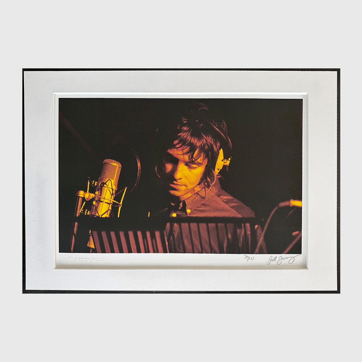 Oasis Liam Close-up Limited Edition Print by Jill Furmanovsky