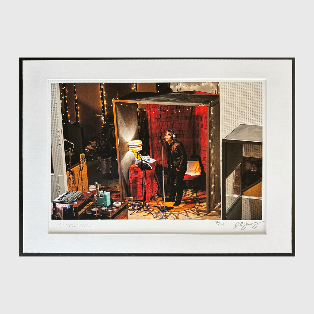 Oasis Liam Fairy Lights Limited Edition Print by Jill Furmanovsky