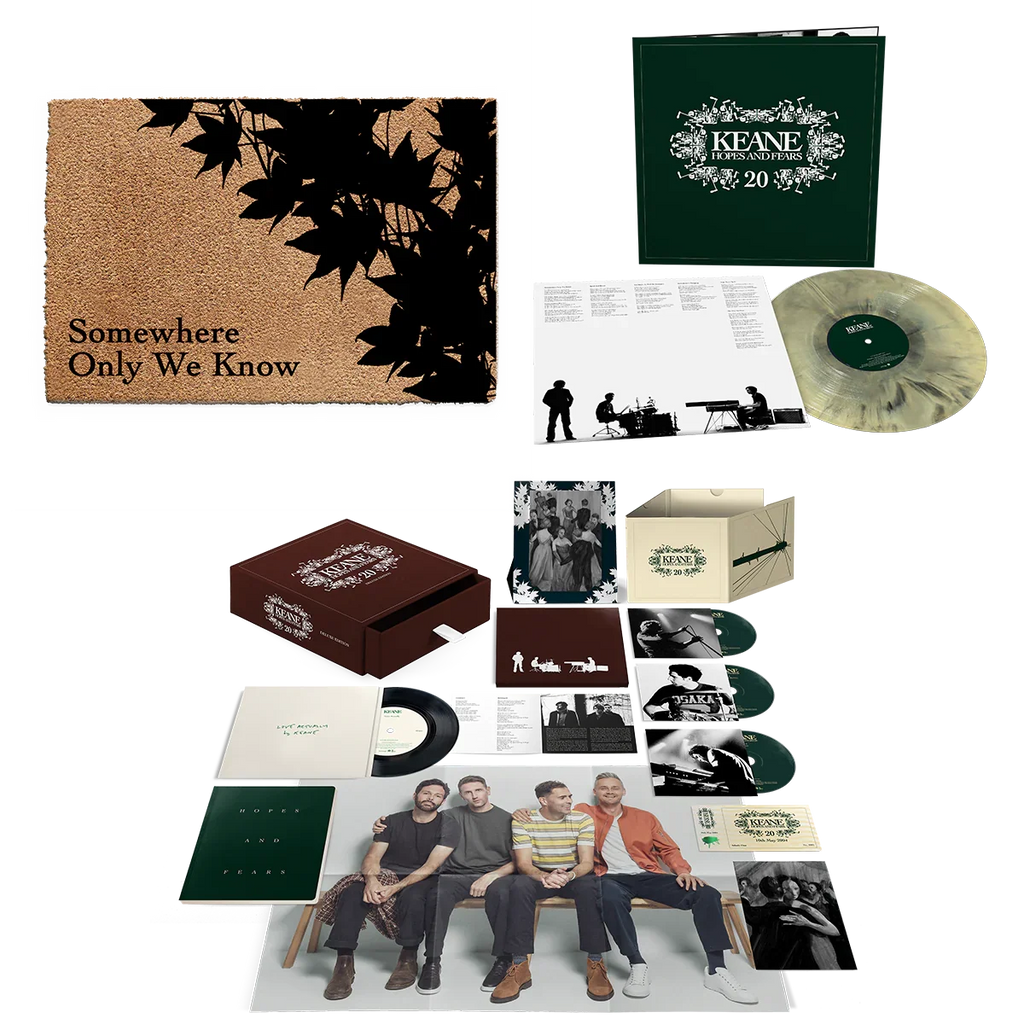 Hopes and Fears (20th Anniversary): Limited 'Galaxy Effect' Vinyl LP, Deluxe 3CD Box Set + Somewhere Only We Know Doormat