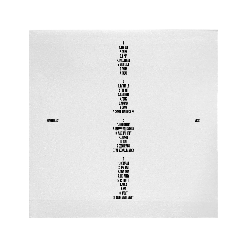 MUSIC White Vinyl
