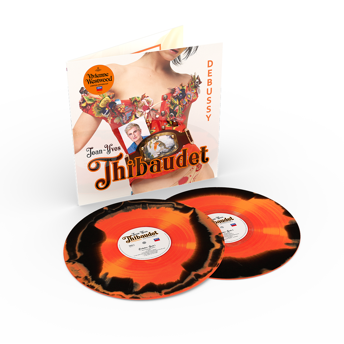 Debussy Preludes (Designed by Vivienne Westwood): Orange/Black Vinyl 2LP