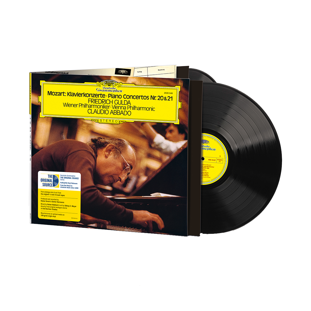 Mozart: Piano Concertos Nos. 20 & 21: Vinyl 2LP