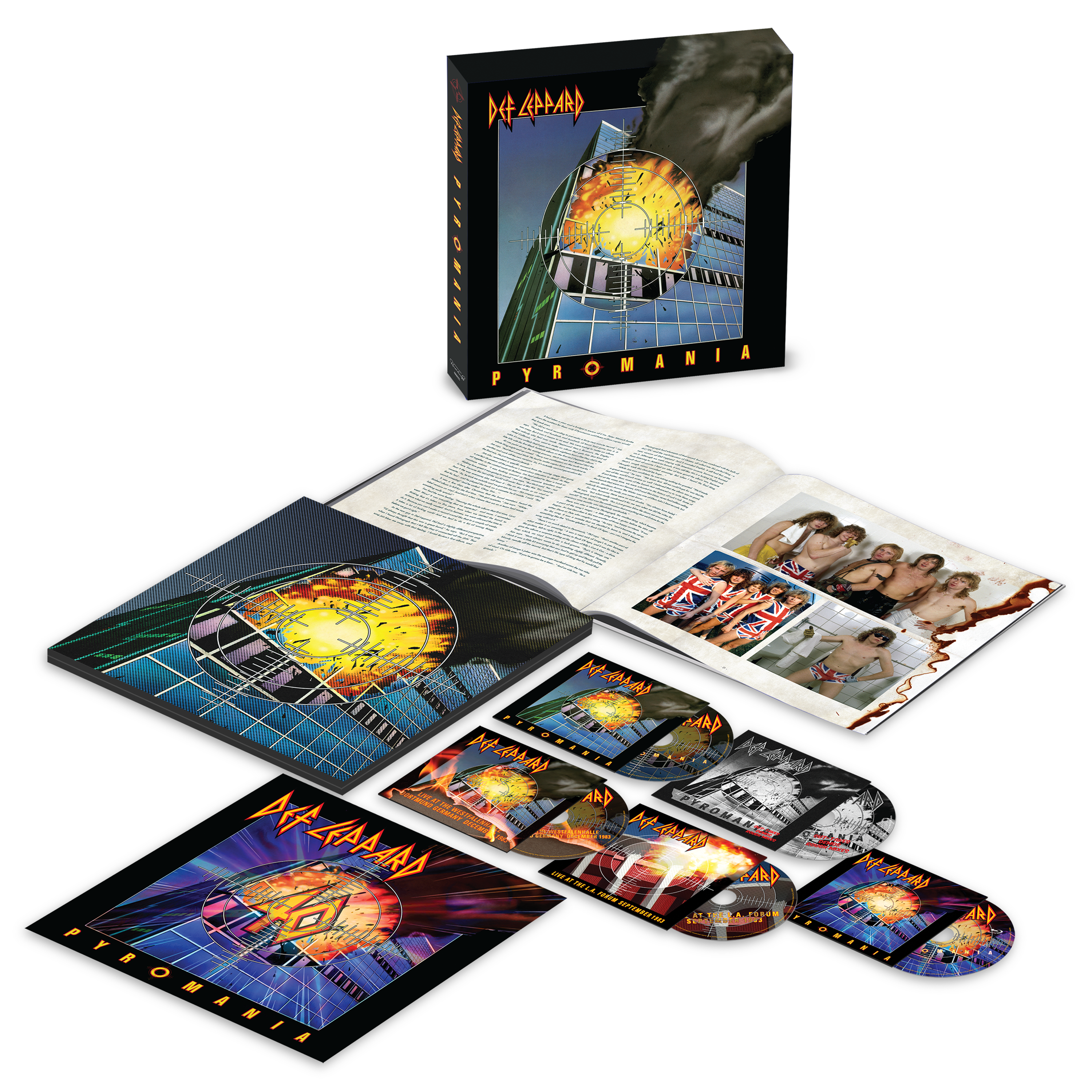 Pyromania 40: 4CD & Blu-Ray