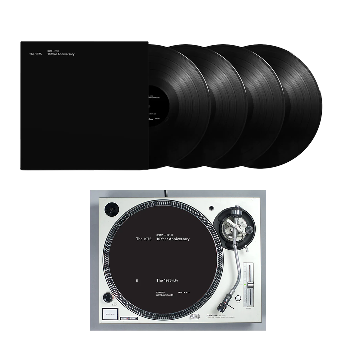 The 1975 (10th Anniversary Edition): Limited Deluxe Vinyl 4LP + 10YR Slipmat Bundle