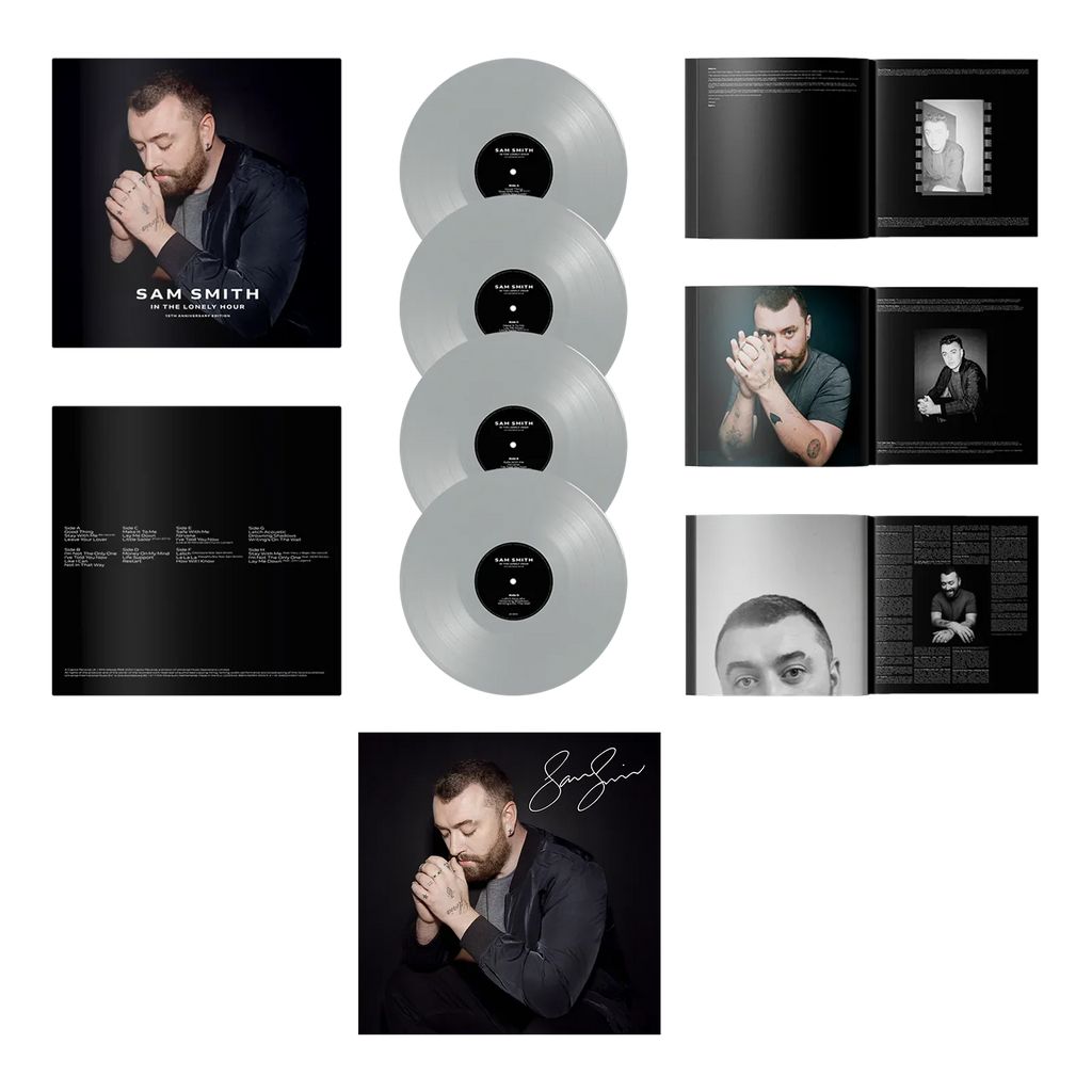 In The Lonely Hour (10th Anniversary Edition): Collectors Edition Silver Vinyl 4LP + Signed Art Card