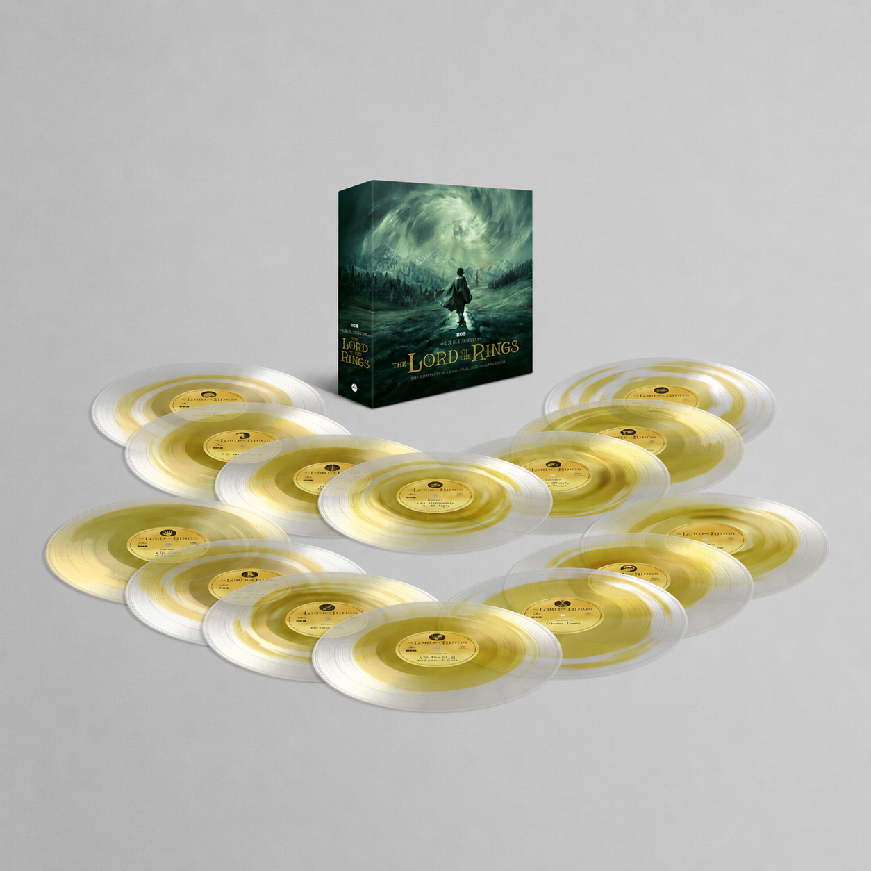 THE LORD OF THE RINGS The Complete BBC Radio Full-Cast Dramatisation: Clear & Forged Gold Vinyl 14 Vinyl Box Set