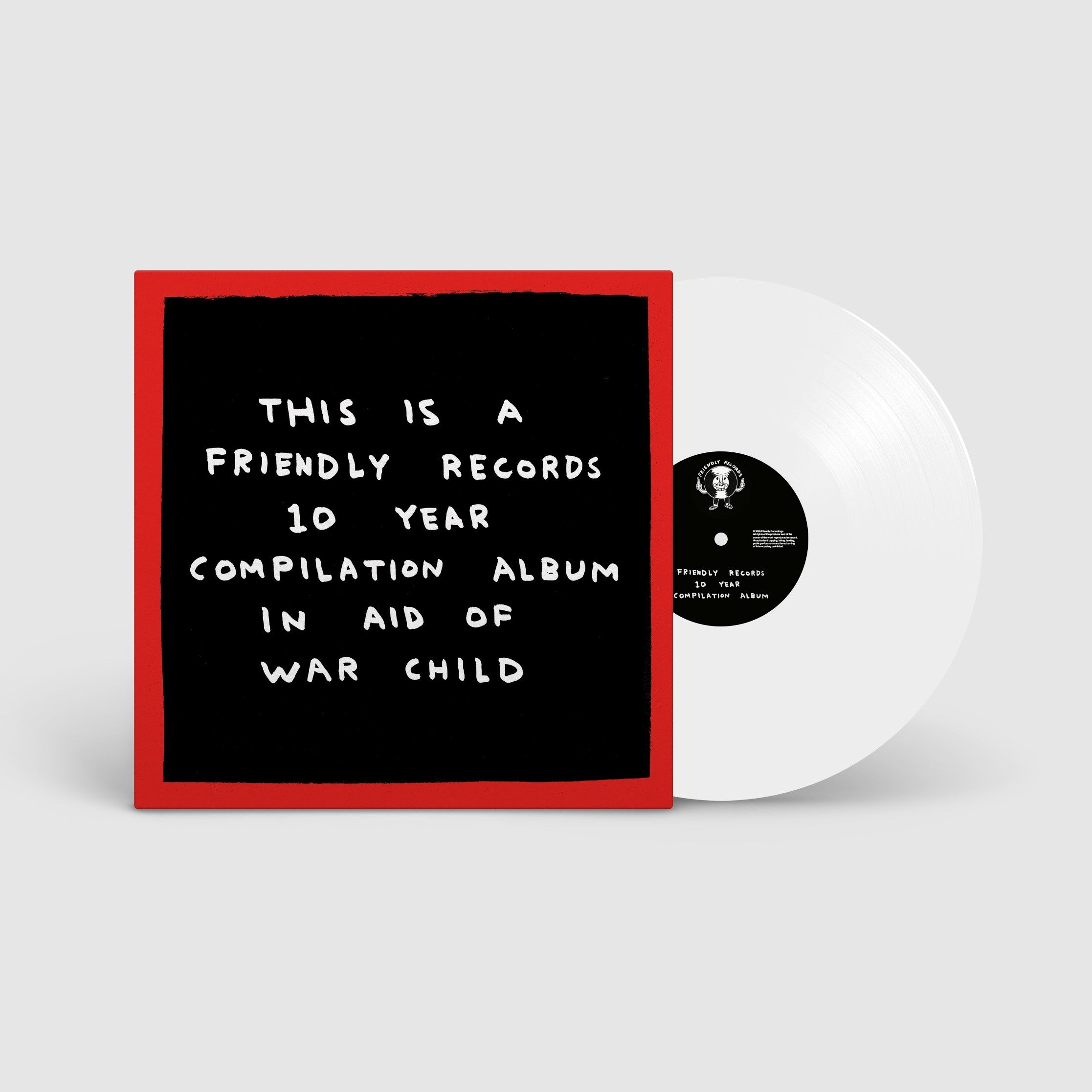 Friendly Recordings x War Child: White Vinyl LP