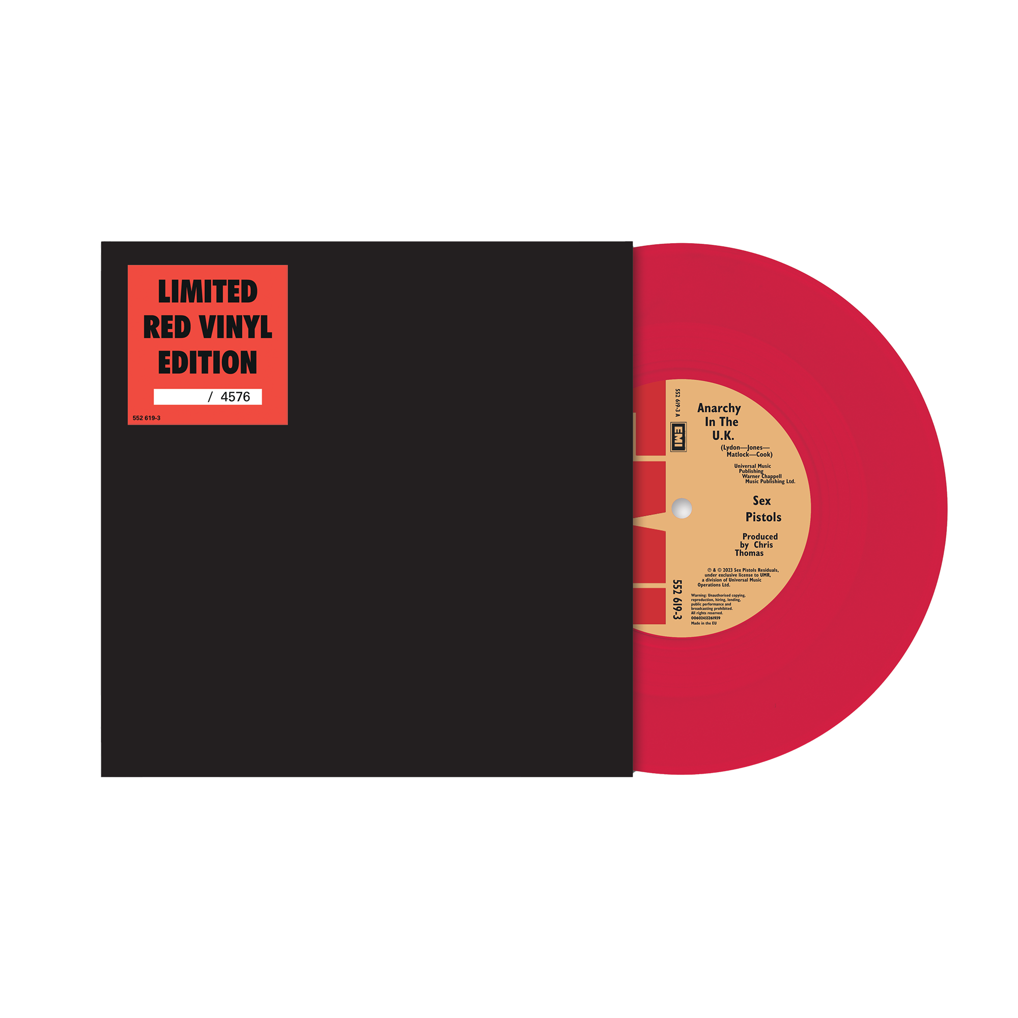 Anarchy in The UK: Exclusive Red Vinyl 7"