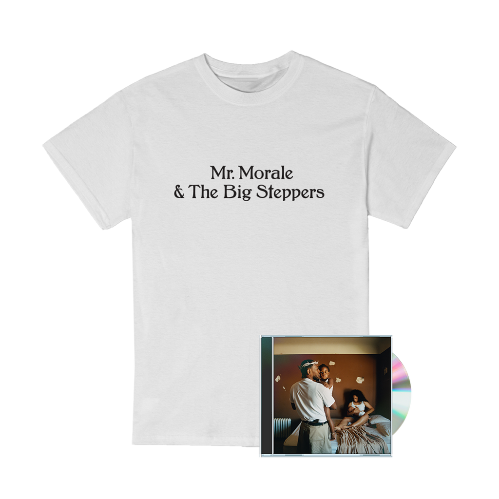Mr. Morale & The Big Steppers: CD + T-Shirt (White)