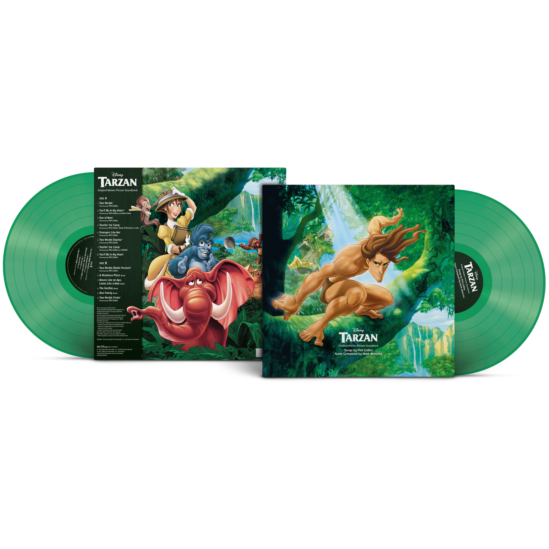 Tarzan: Limited Edition Transparent Green Vinyl LP