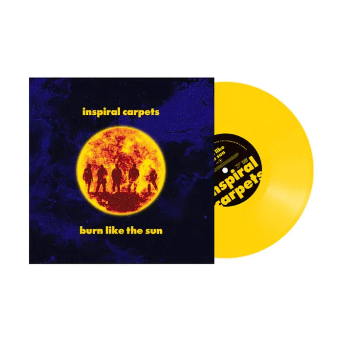 Burn Like The Sun: Blue Galaxy Cover & Yellow Vinyl LP