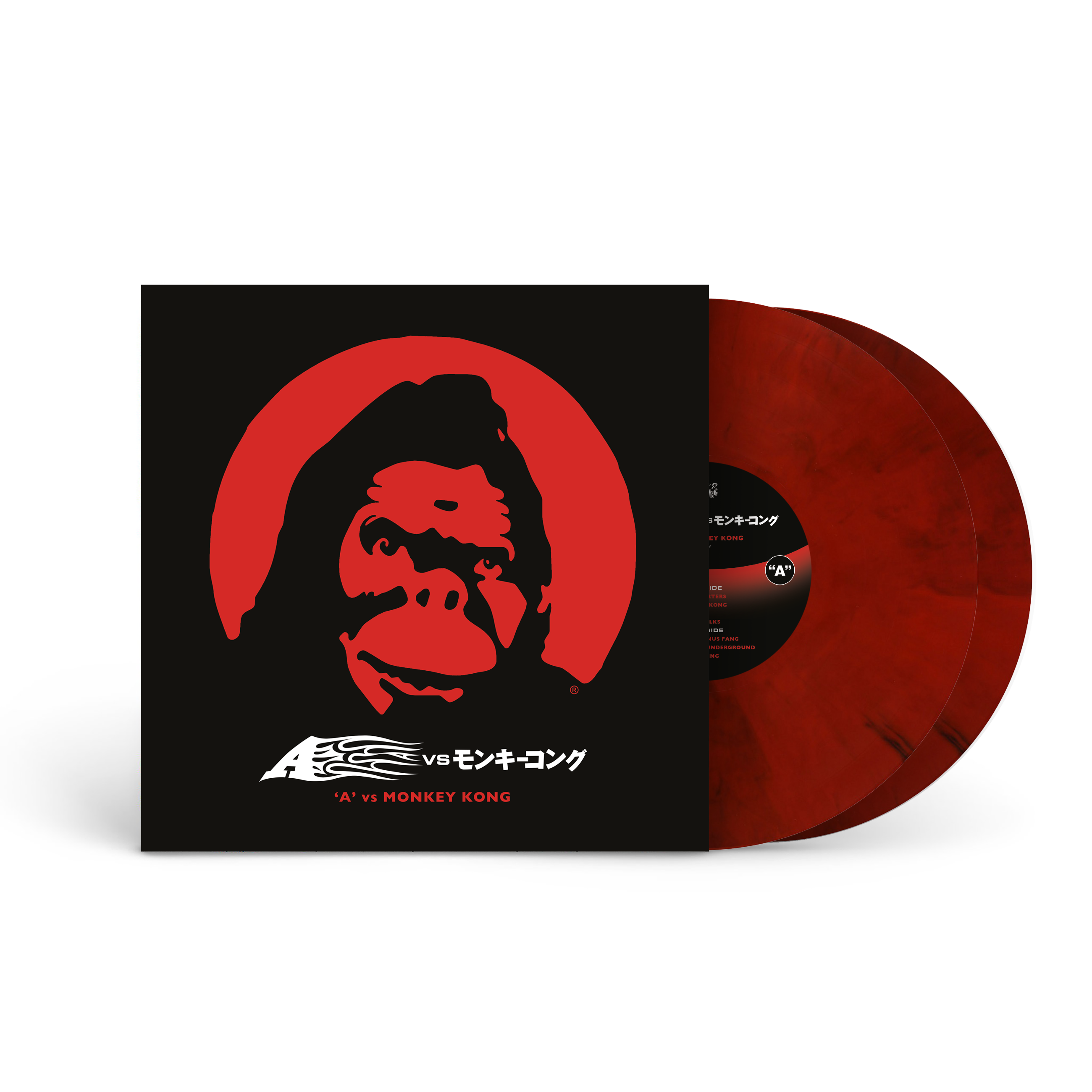 'A' Vs Monkey Kong:  Limited Red Transparent Vinyl 2LP