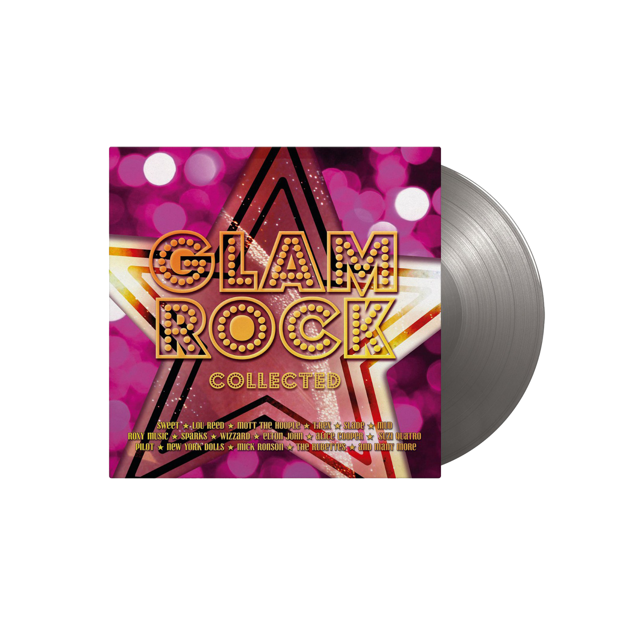 Glam Rock Collected: Limited Silver Colour Vinyl 2LP