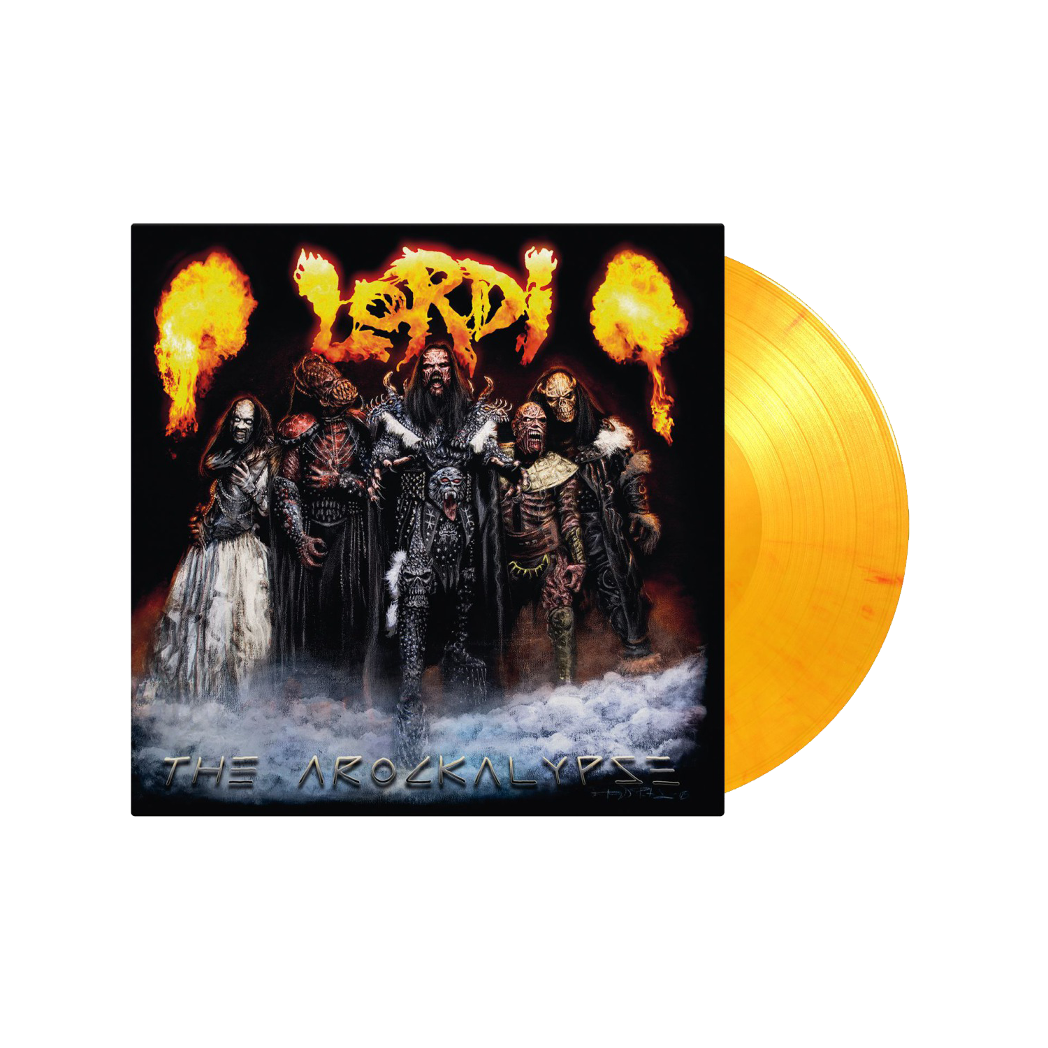 The Arockalypse: Limited Flaming Colour Vinyl LP
