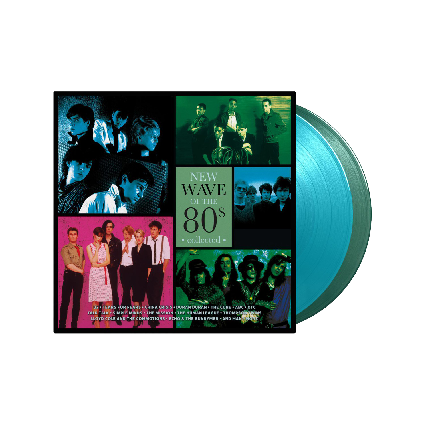 New Wave Of The 80's Collected: Limited Moss Green + Turquoise Vinyl 2LP