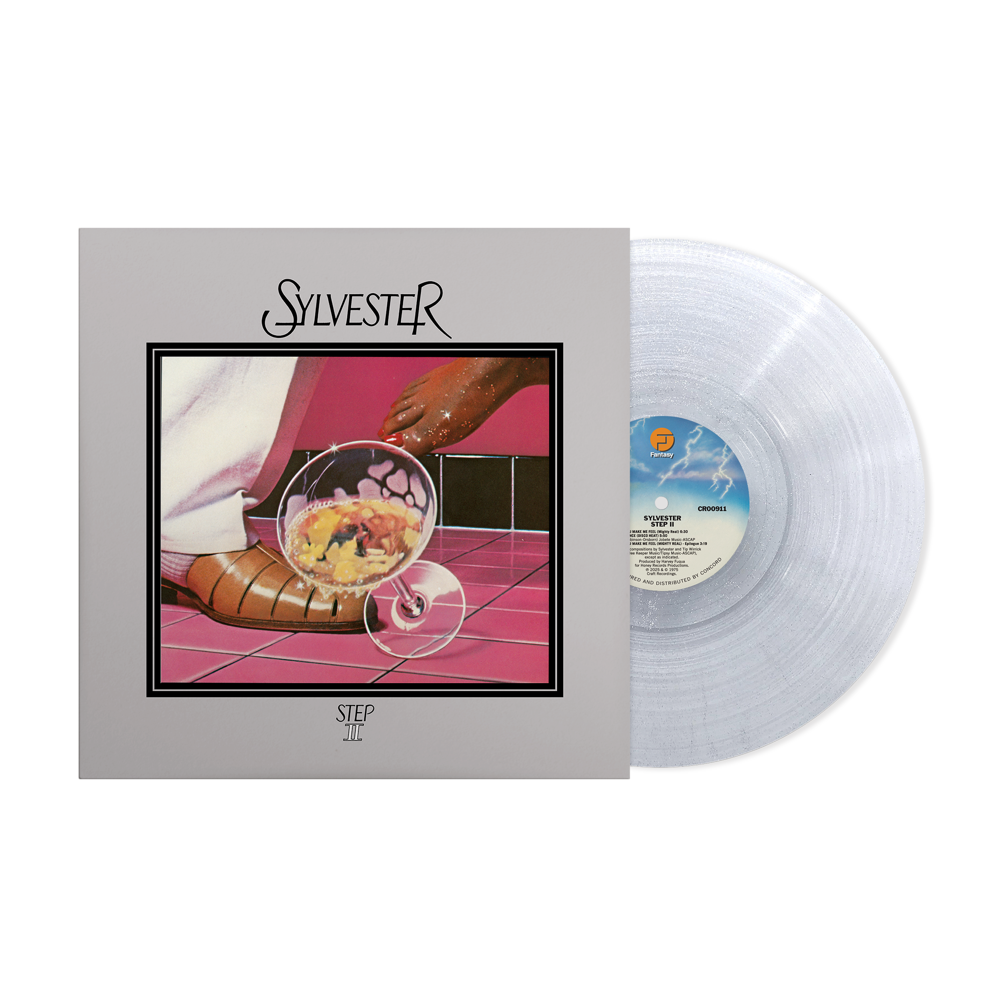 Step II: Clear Glitter Vinyl LP