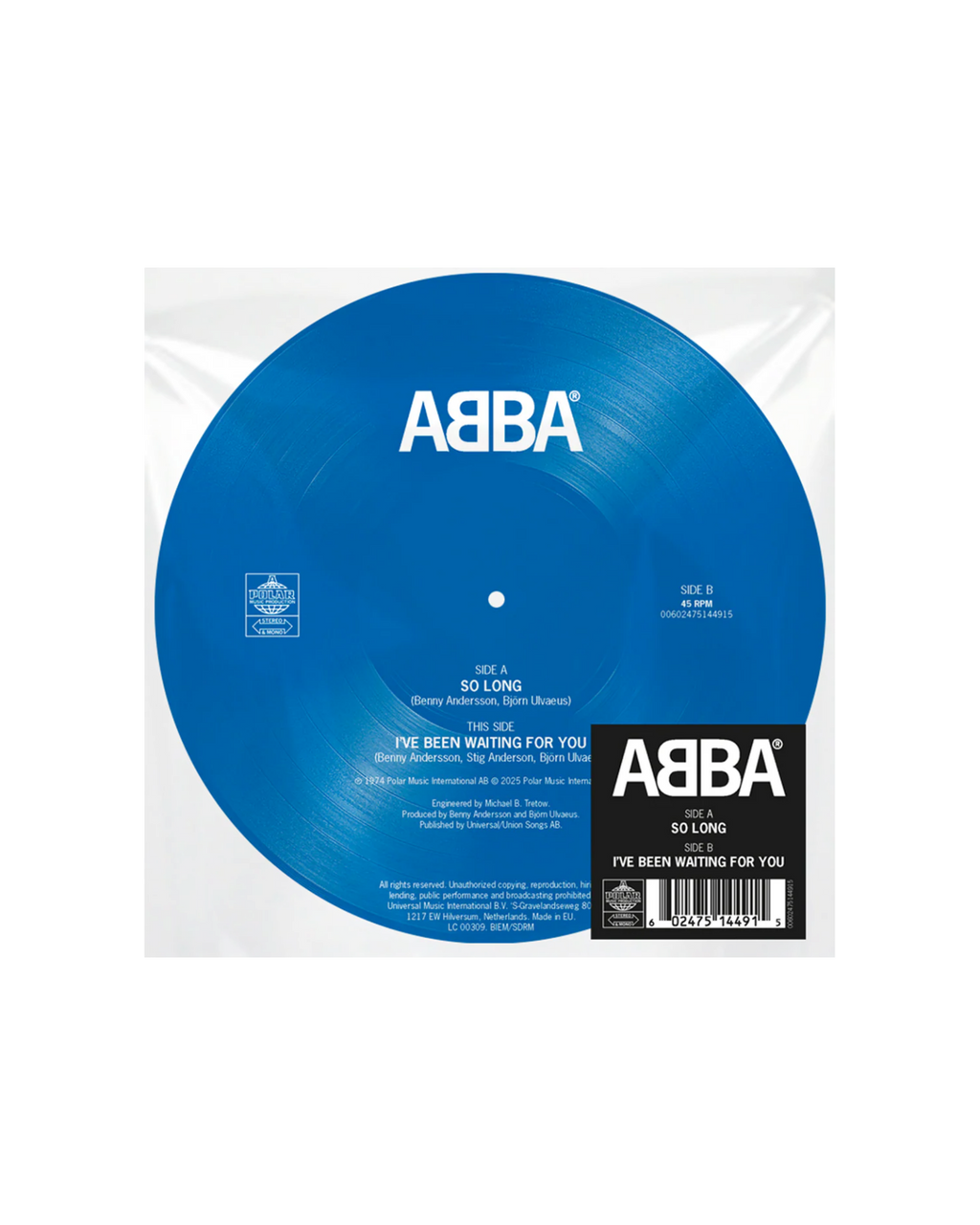 So Long / I’ve Been Waiting For You: 7" Picture Disc