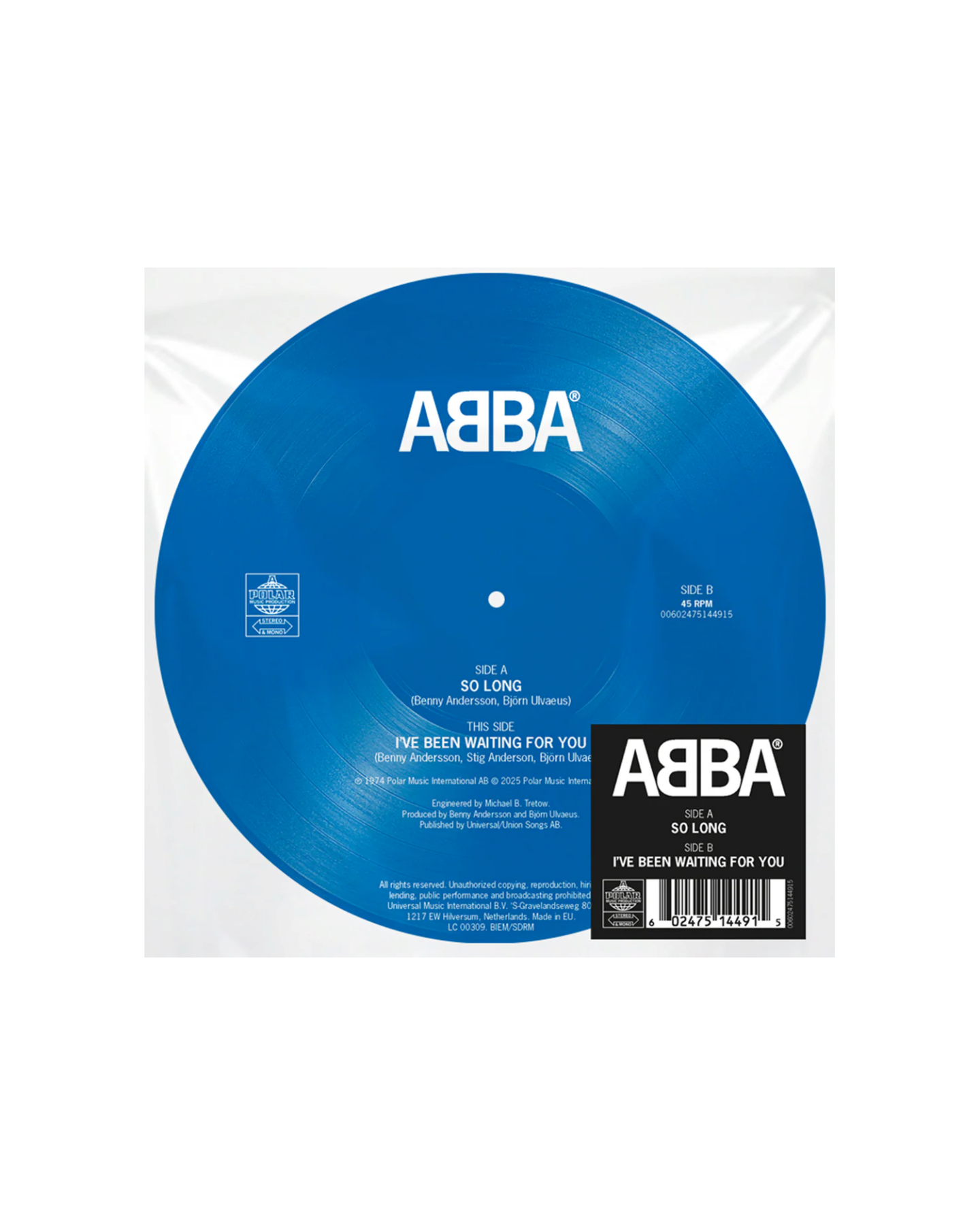 So Long / I’ve Been Waiting For You: 7" Picture Disc