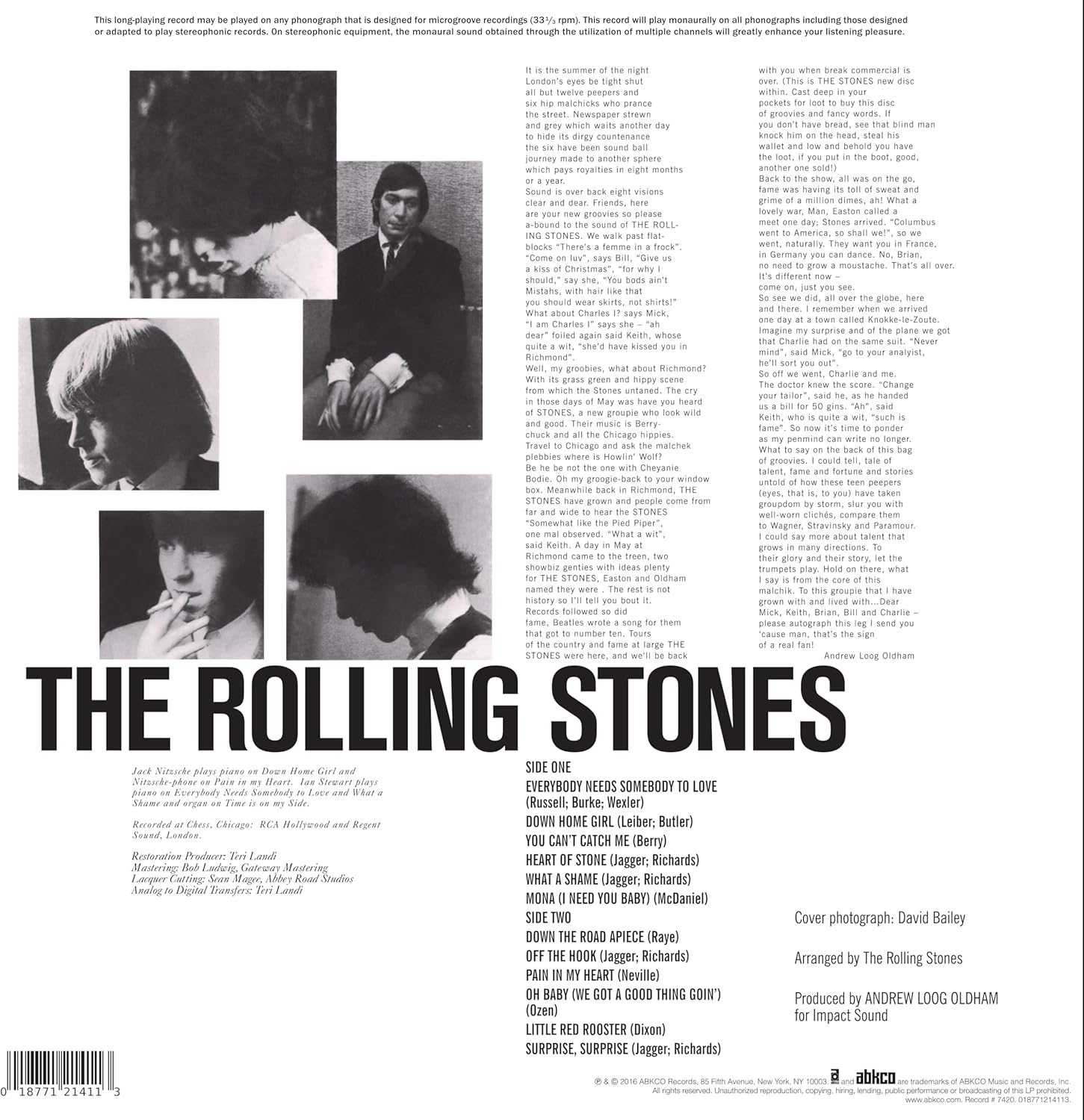 The Rolling Stones Now! Vinyl LP