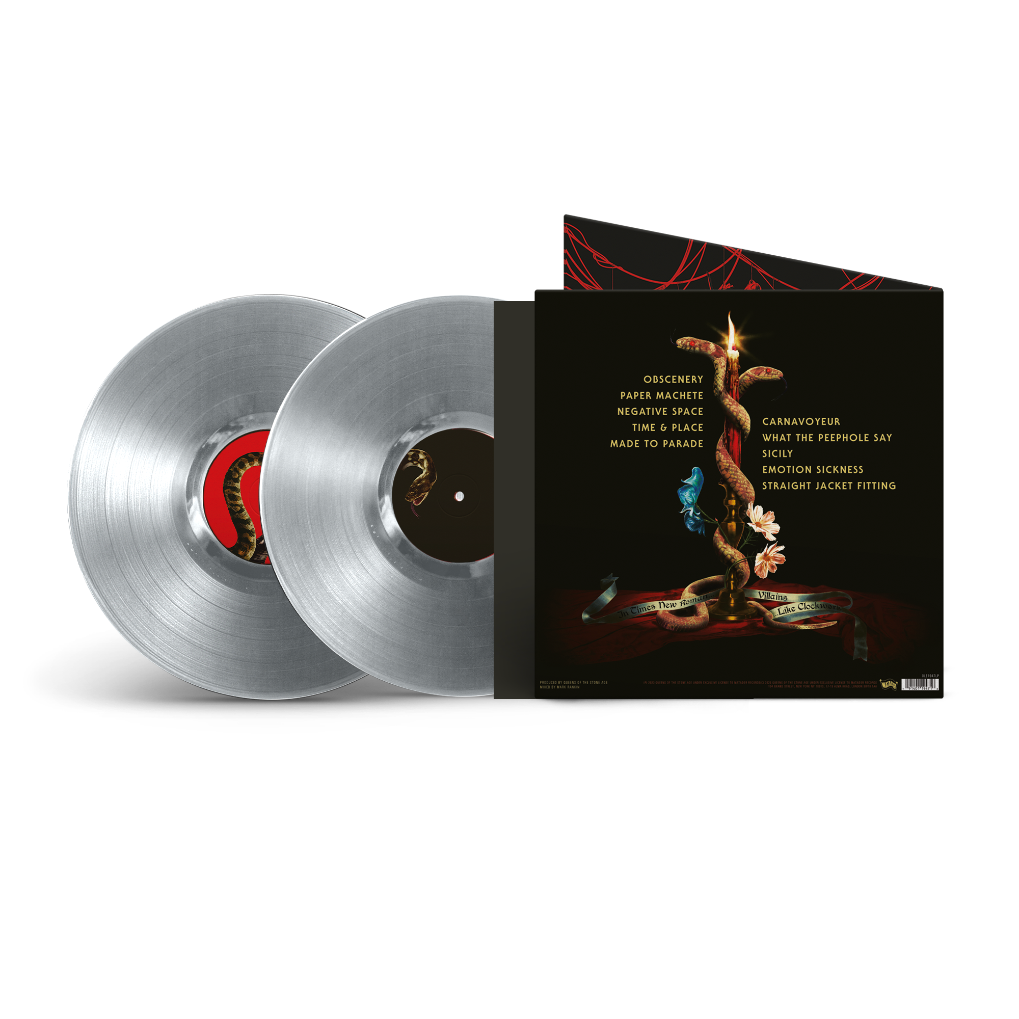 In Times New Roman... Opaque Silver 2lp