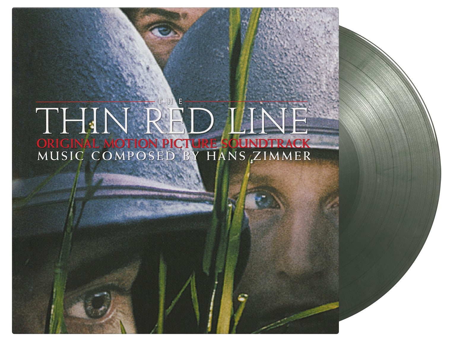 Thin Red Line: Limited Silver & Dark Green Marbled Vinyl LP