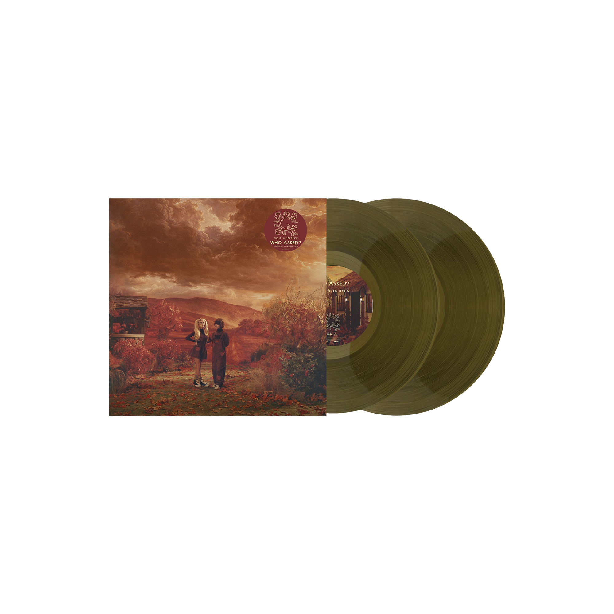 WHO ASKED? - Transparent Olive Green 2LP