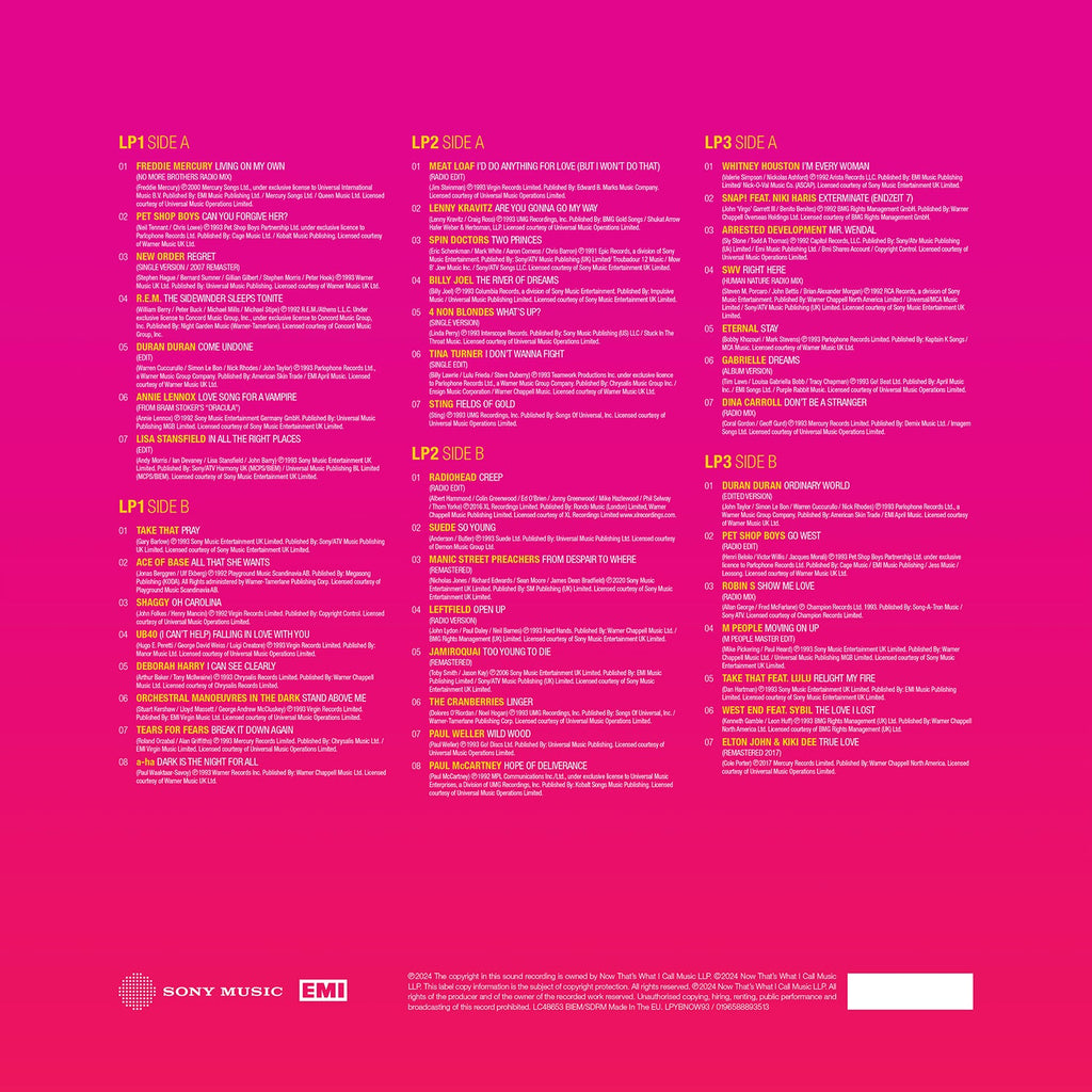 NOW – Yearbook 1993 (3LP)