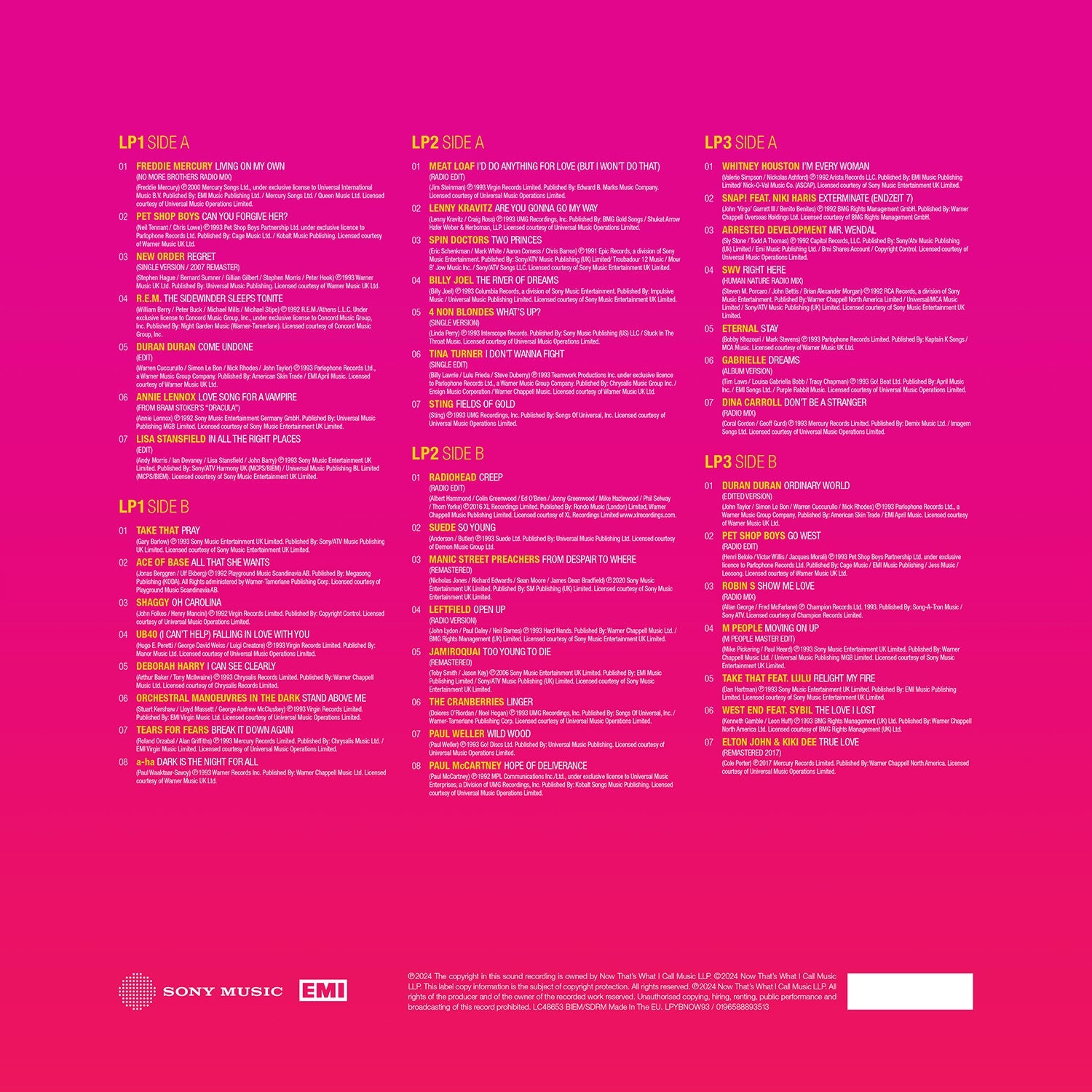 NOW – Yearbook 1993 (3LP)