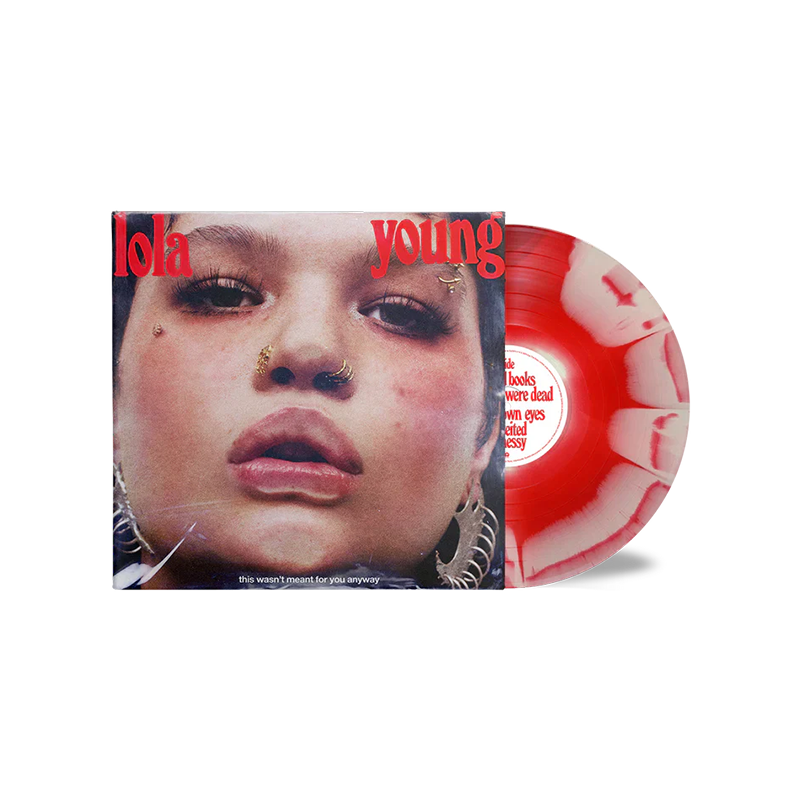 this wasn't meant for you anyway: red/white sunburst vinyl