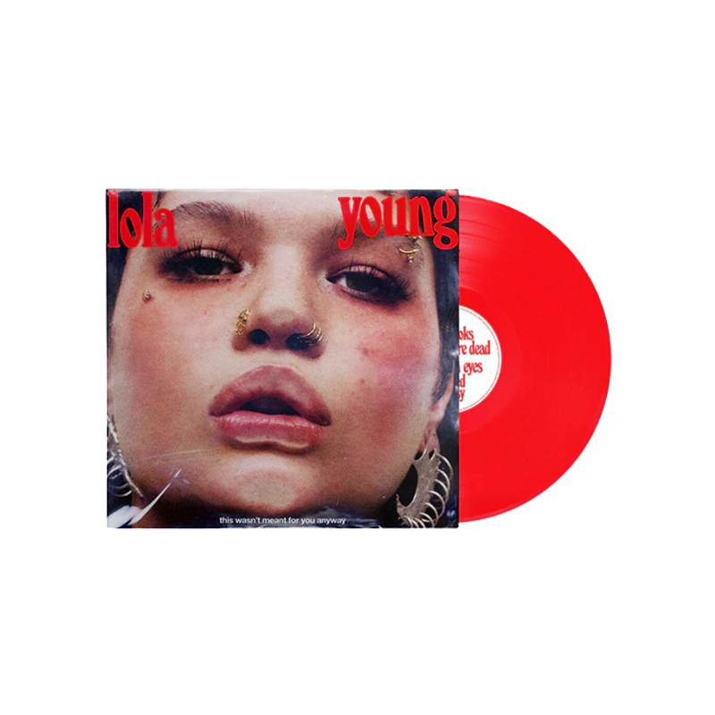 this wasn't meant for you anyway: transparent red vinyl