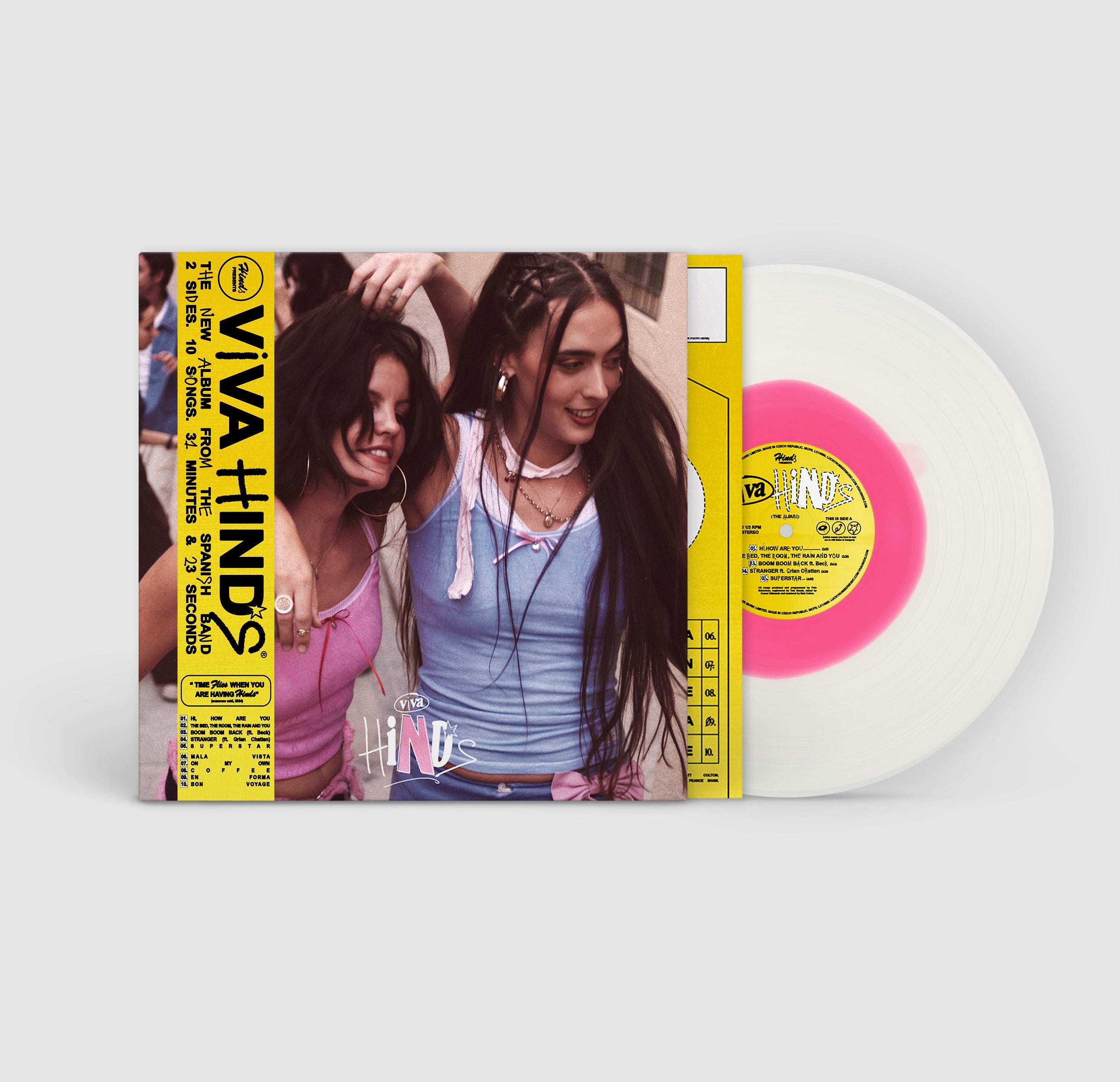 Viva Hinds: Limited Magenta in Clear Vinyl LP