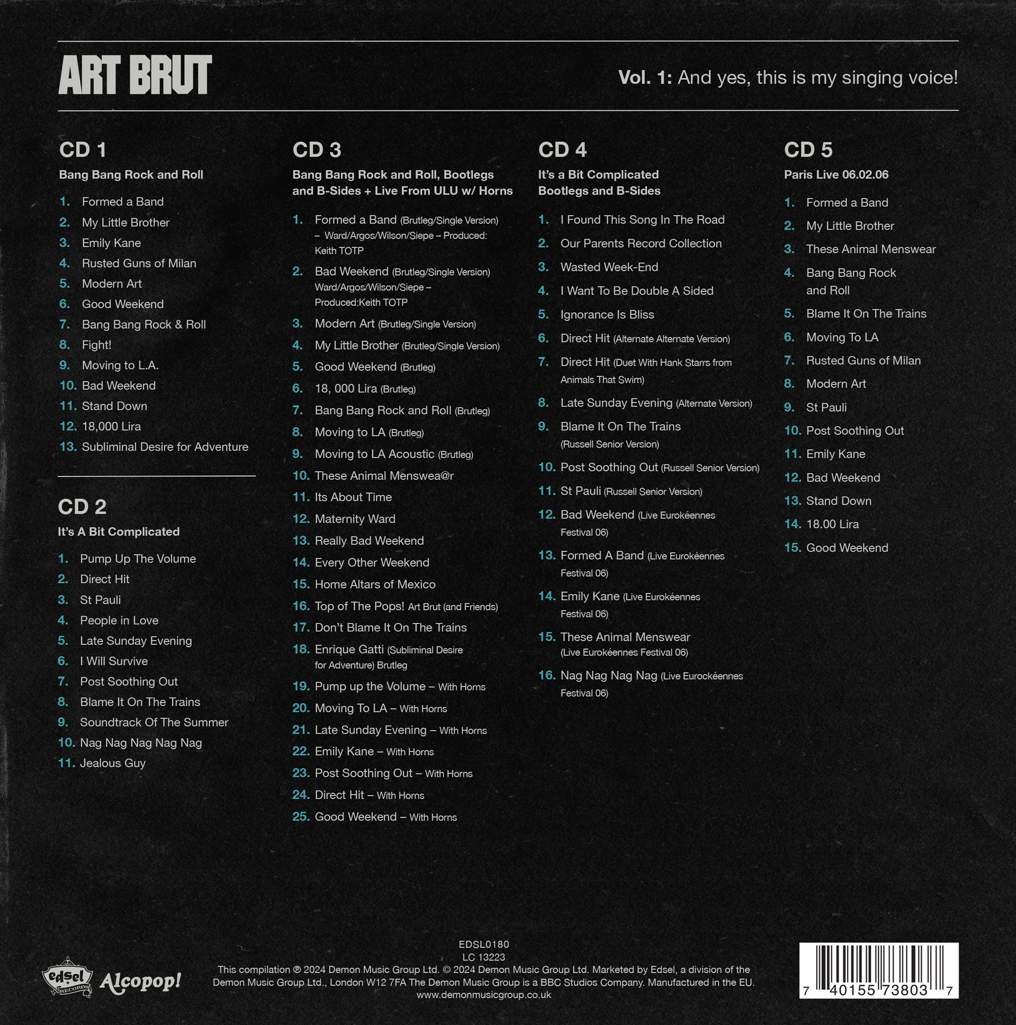 And Yes, This Is My Singing Voice! - New Cross and Beyond 2003 - 2008: Signed 5CD Box Set (w/ Signed Print)