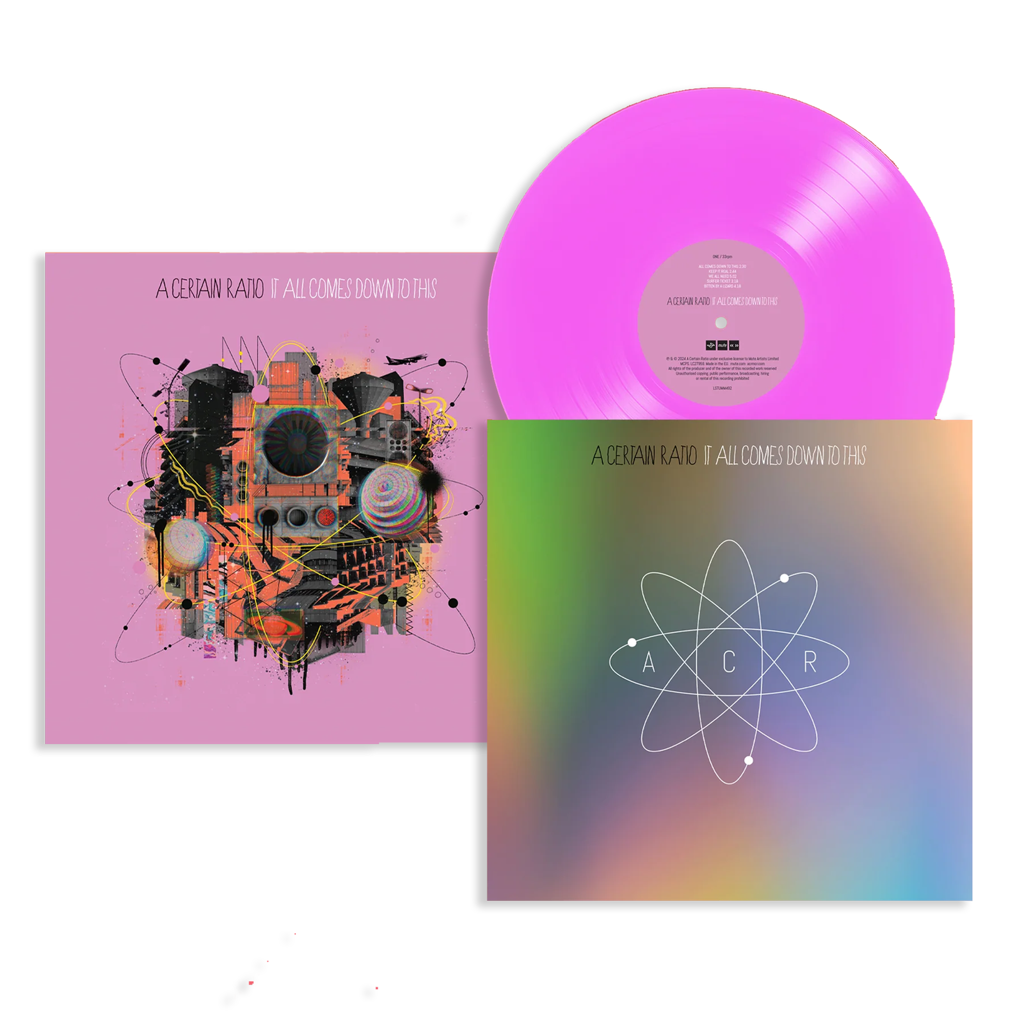It All Comes Down To This: Limited Neon Pink Vinyl LP + Signed Print