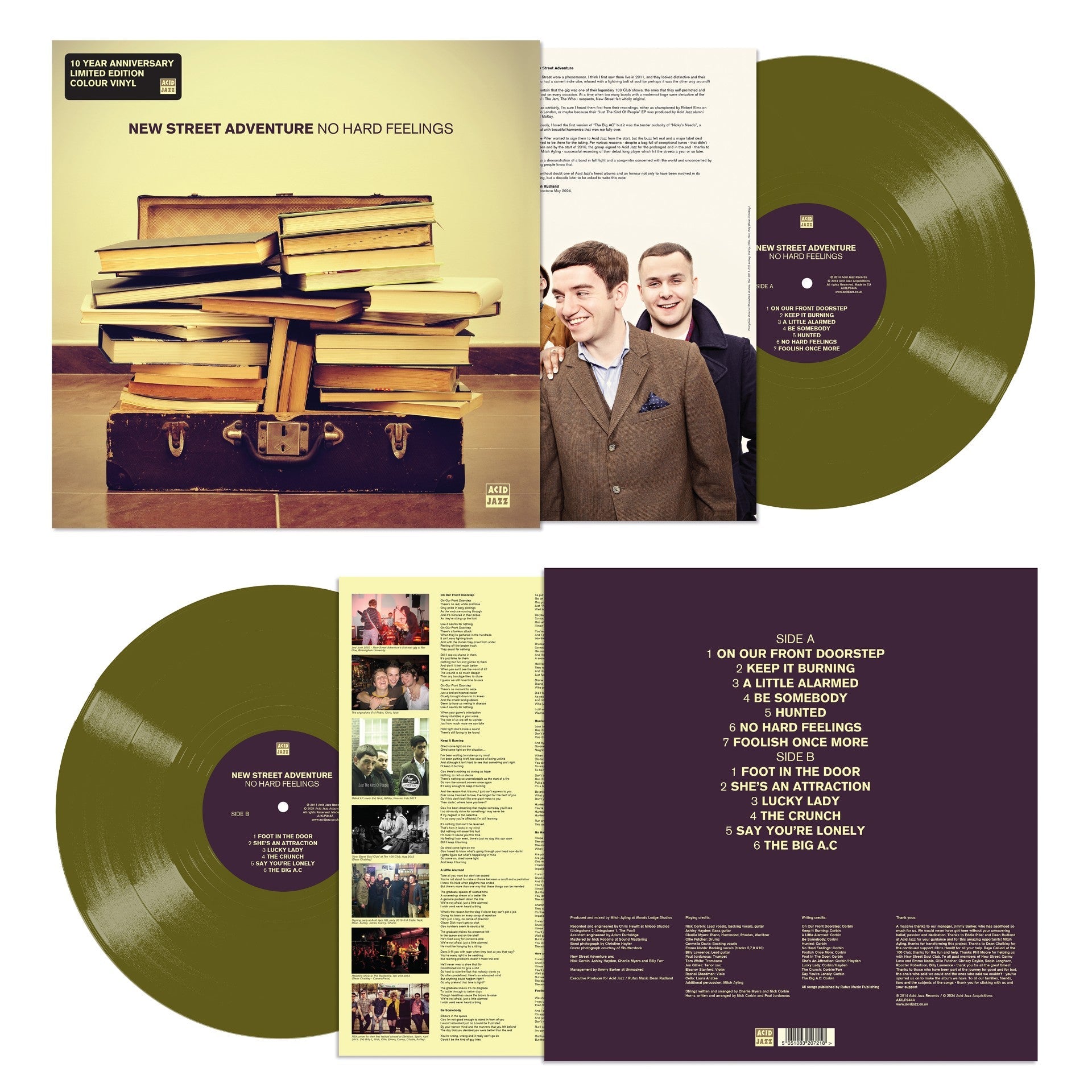 No Hard Feelings (10th Anniversary): Olive Green Vinyl LP