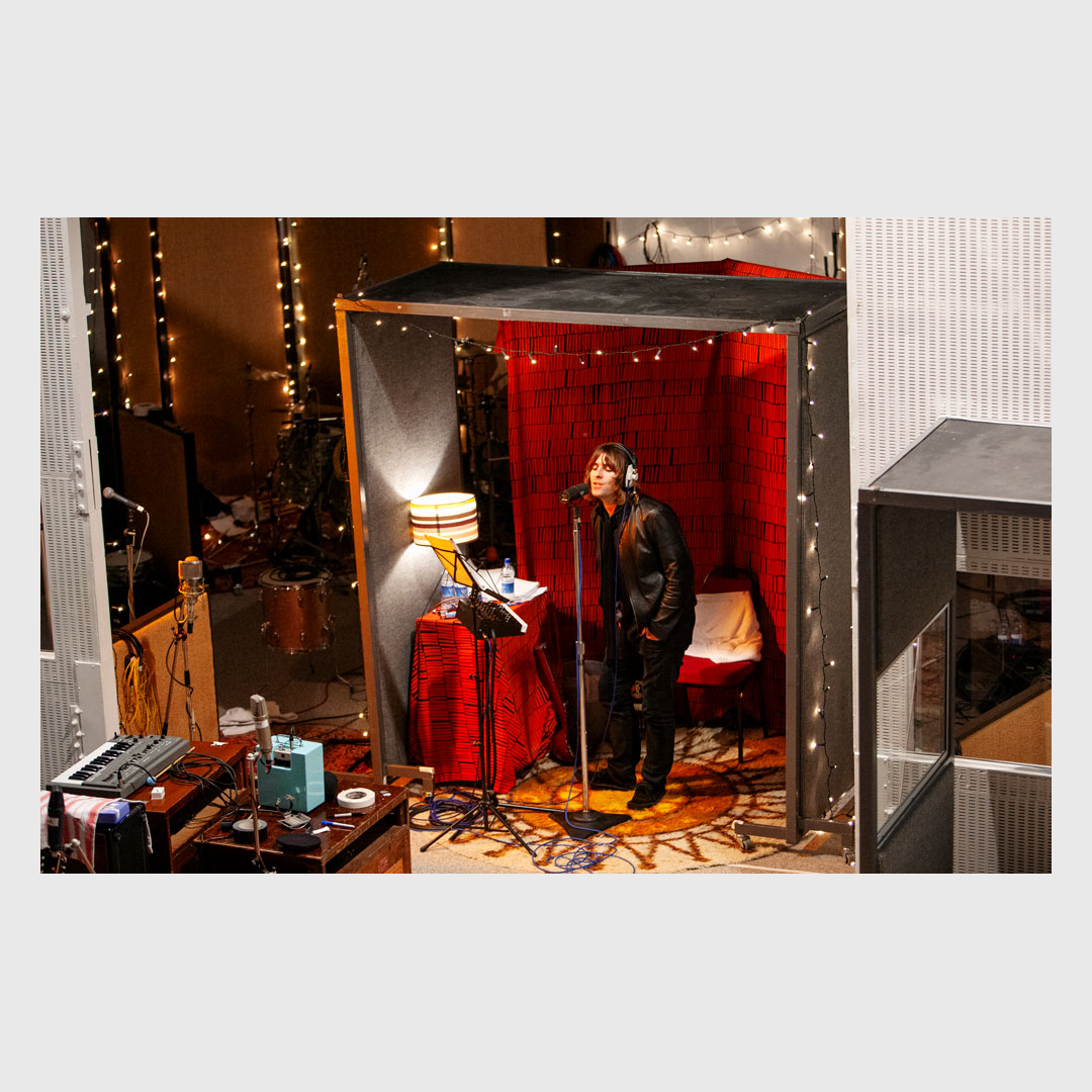 Oasis Liam Fairy Lights Limited Edition Print by Jill Furmanovsky