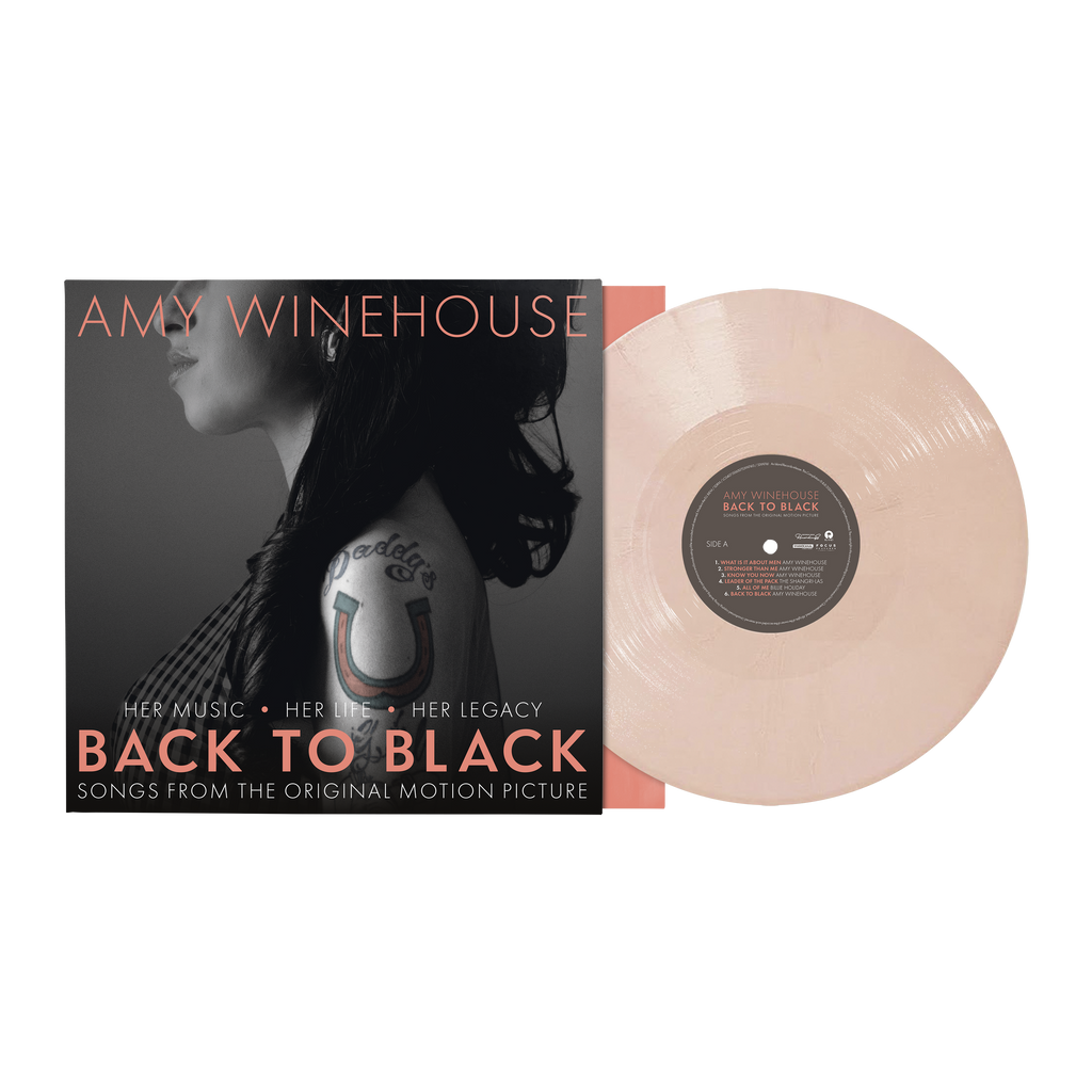 Back To Black - Songs From The Original Motion Picture: Exclusive Peach Vinyl LP + Portrait Washed Hoodie