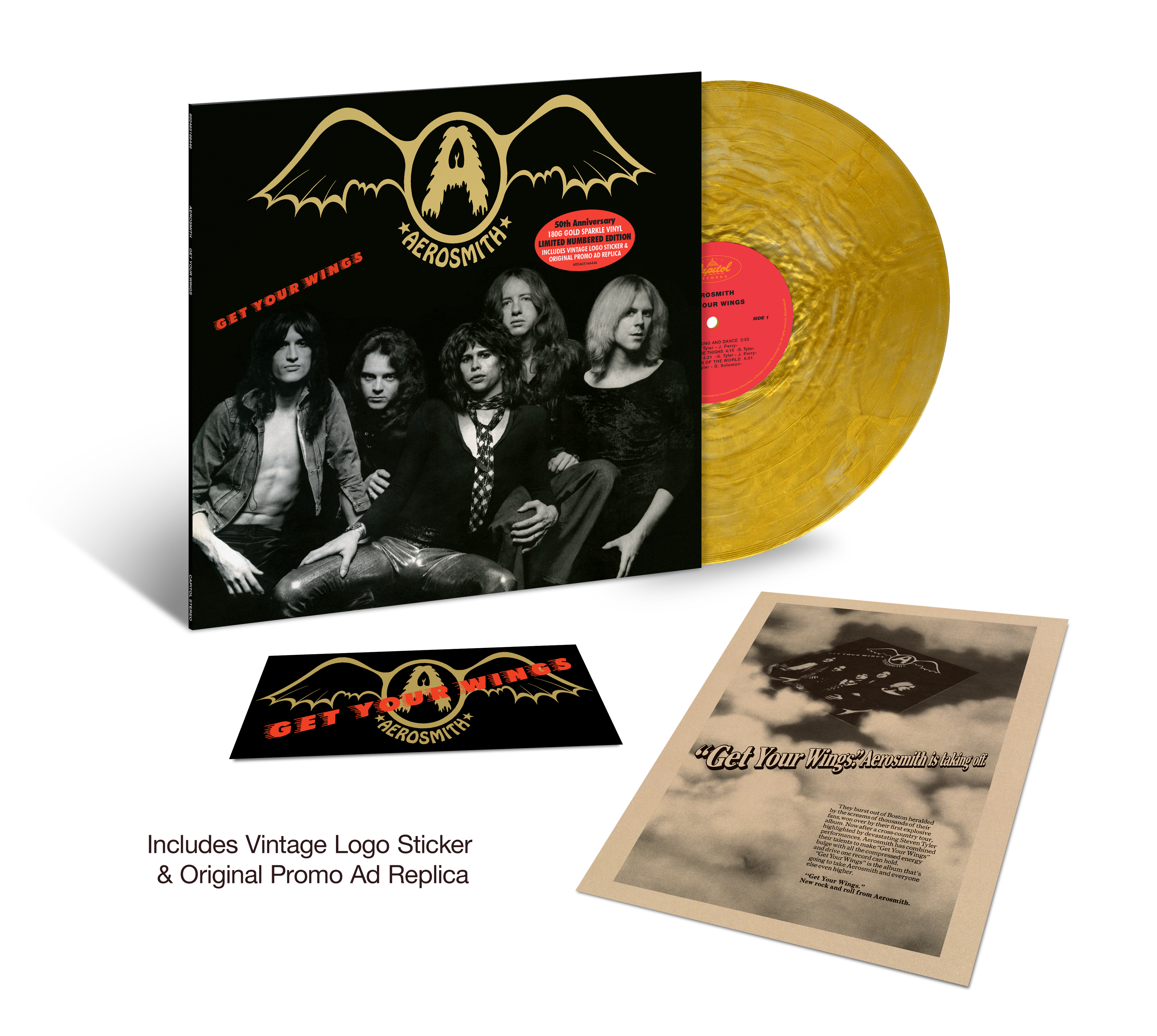Get Your Wings (50th Anniversary): Limited Edition Gold Vinyl LP