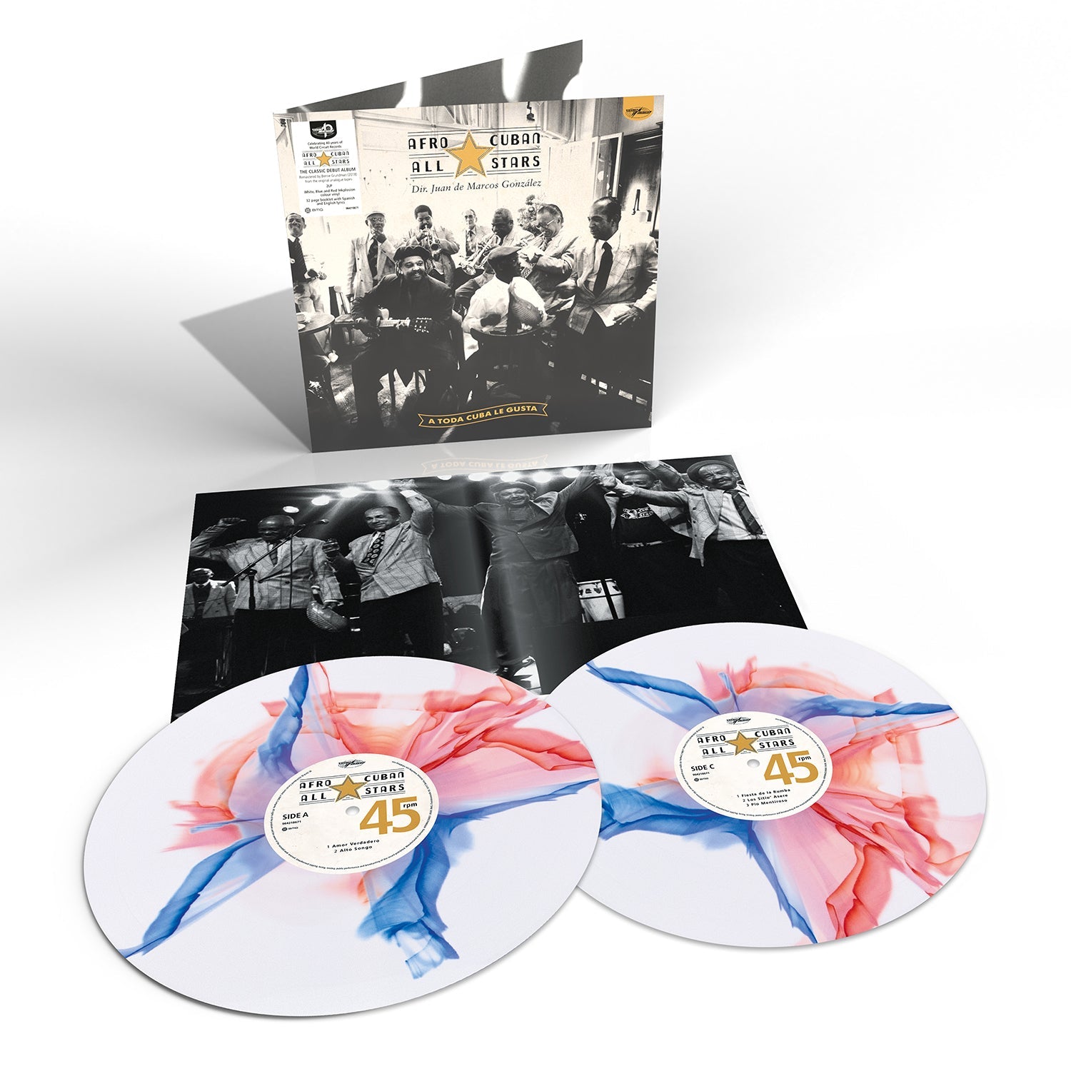 A Toda Cuba le Gusta: Red, White & Blue Vinyl 2LP