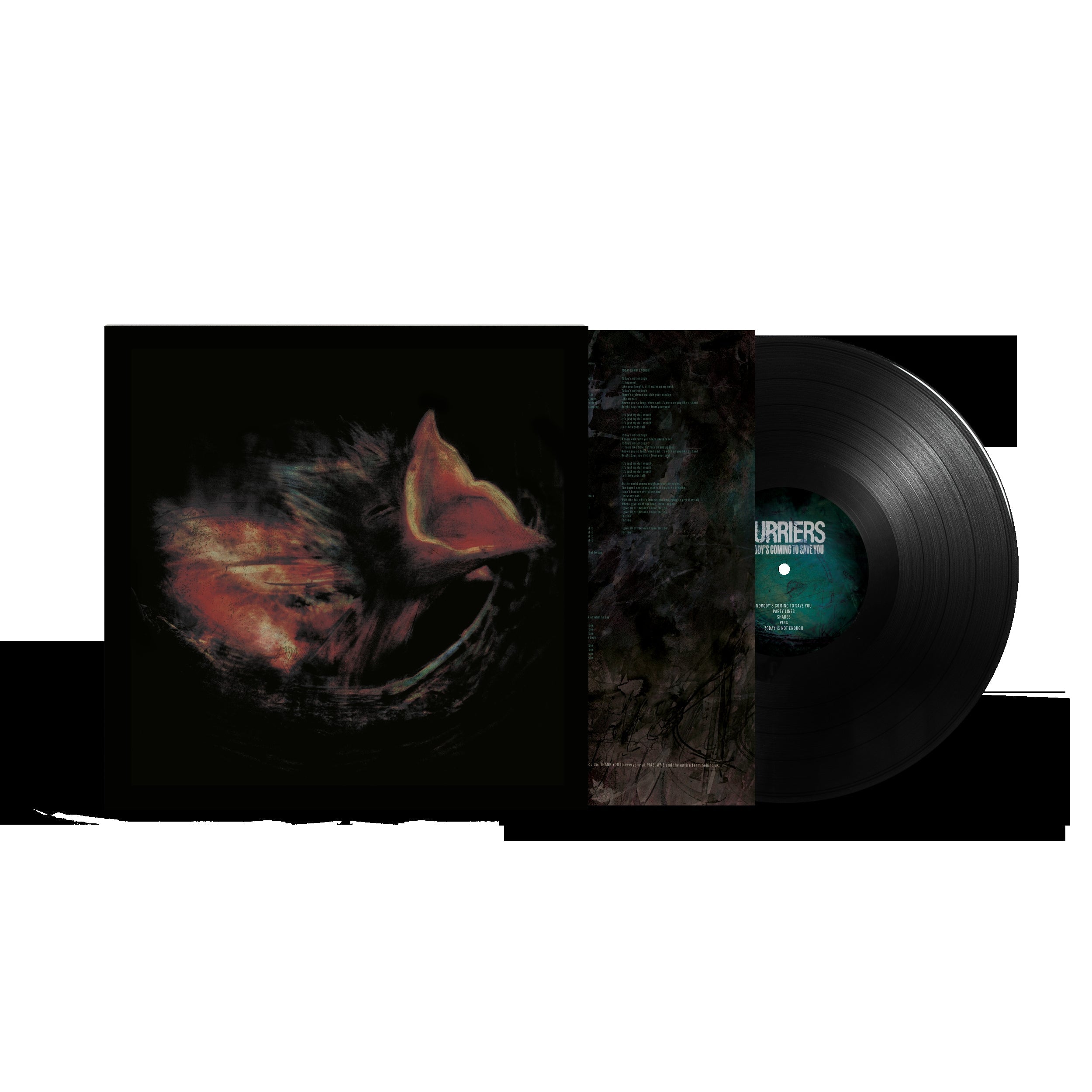 NOBODYS COMING TO SAVE YOU: Black Vinyl LP