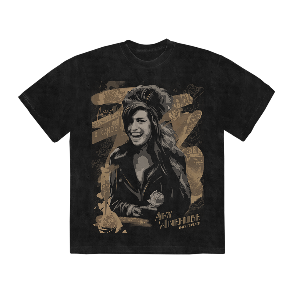 Back To Black - Songs From The Original Motion Picture: Exclusive Peach Vinyl LP + Portrait Washed T-Shirt