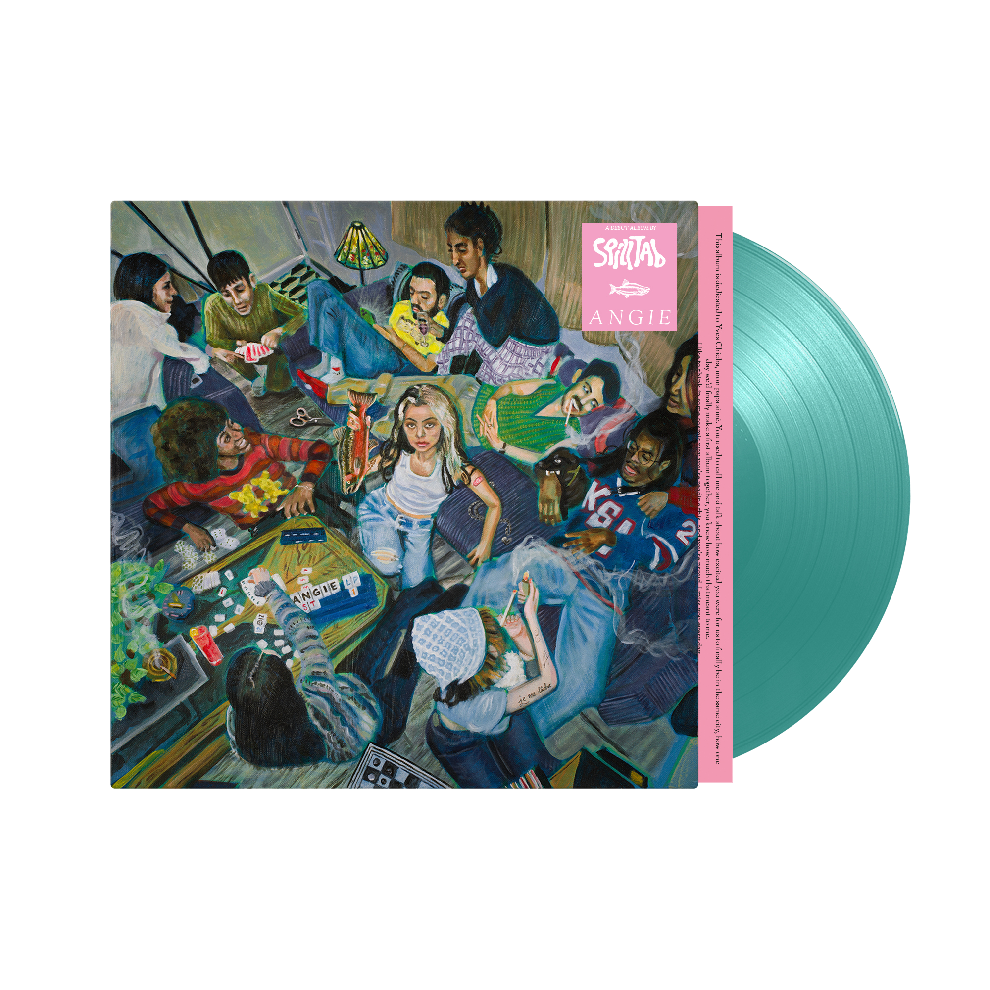 ANGIE: Transparent Blue Petrol Vinyl LP