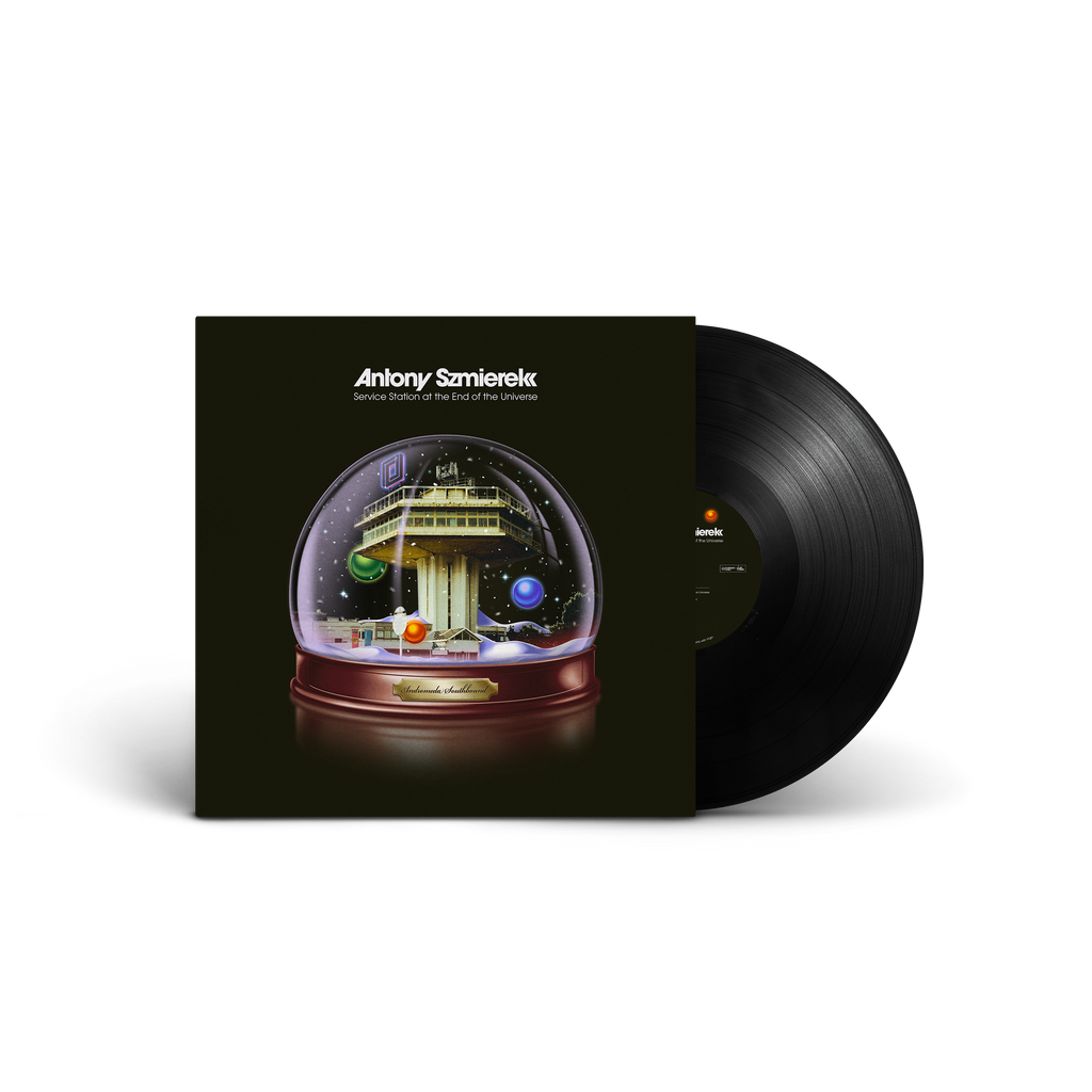 Service Station At The End Of The Universe: Black Vinyl LP + Signed Art Card