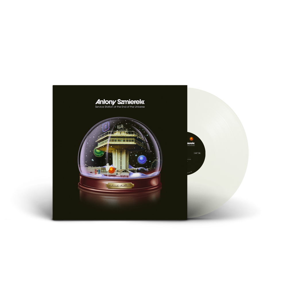 Service Station At The End Of The Universe: Clear Vinyl LP + Signed Art Card