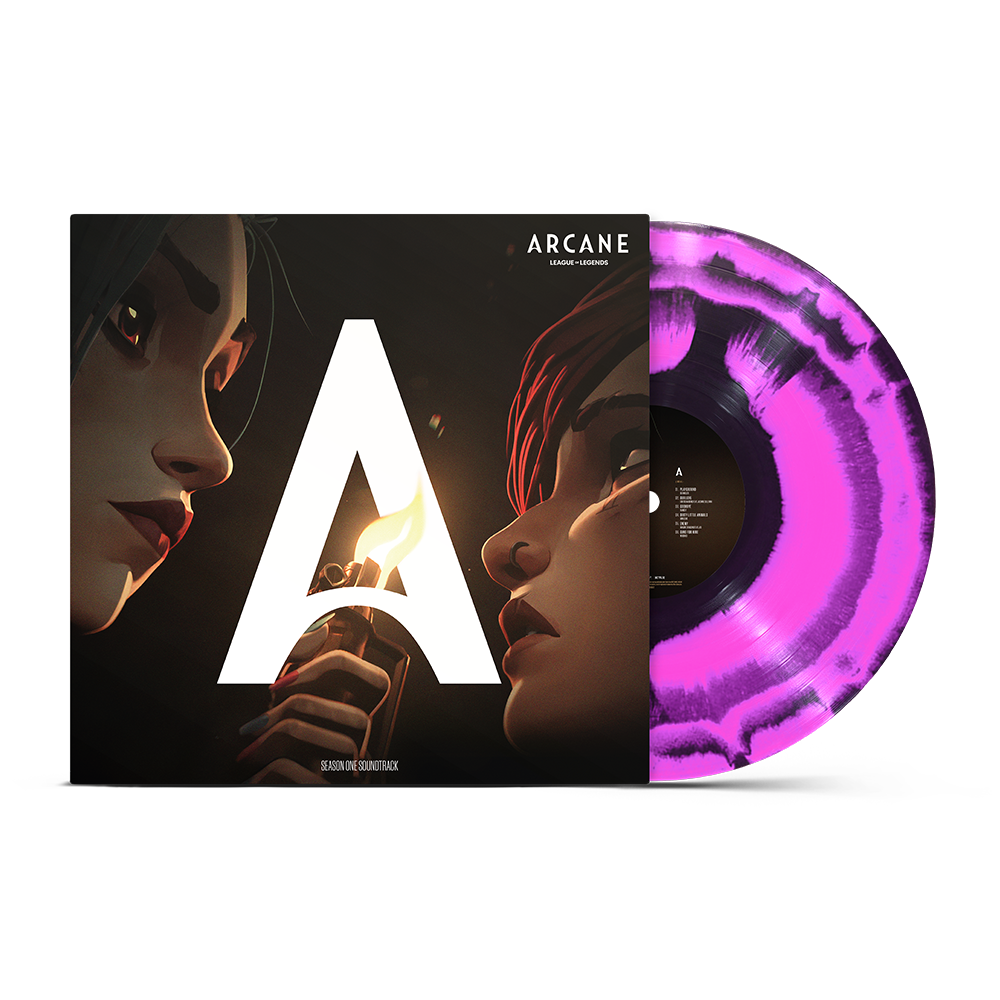 Arcane - Season 1 Soundtrack: Pink & Black Splatter Vinyl LP